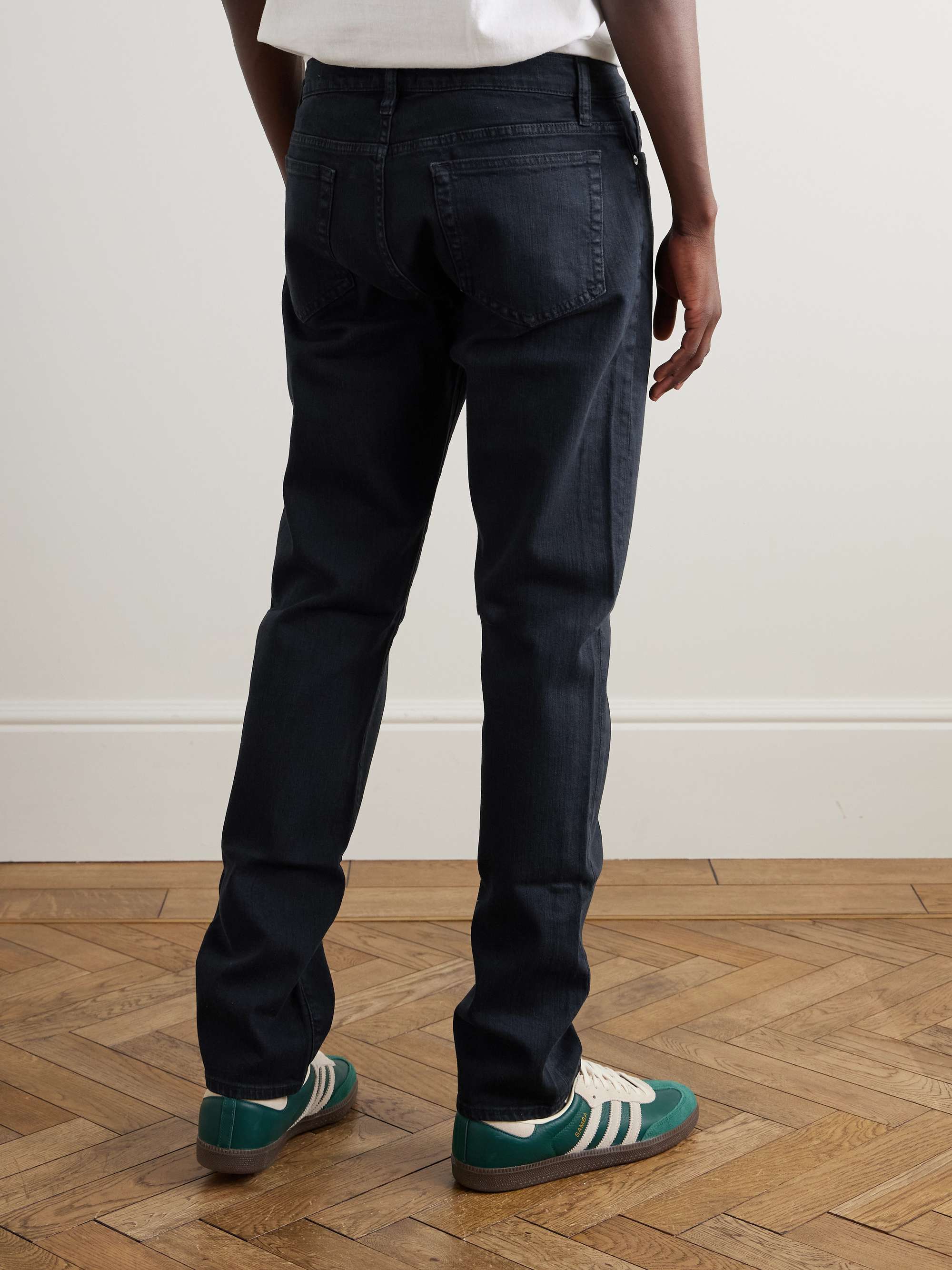 L'Homme Slim-Fit Dry Denim Jeans view