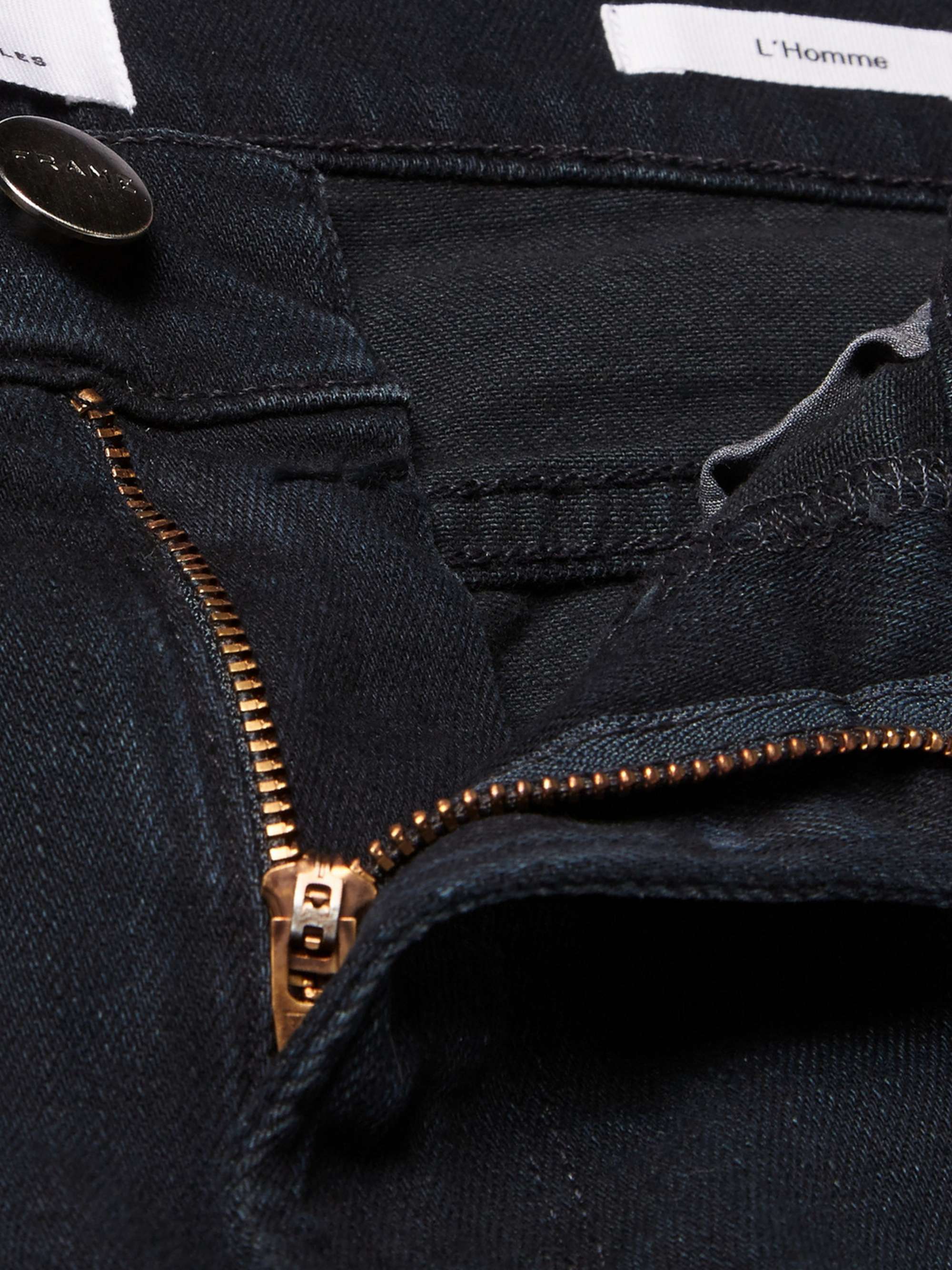 L'Homme Slim-Fit Dry Denim Jeans view