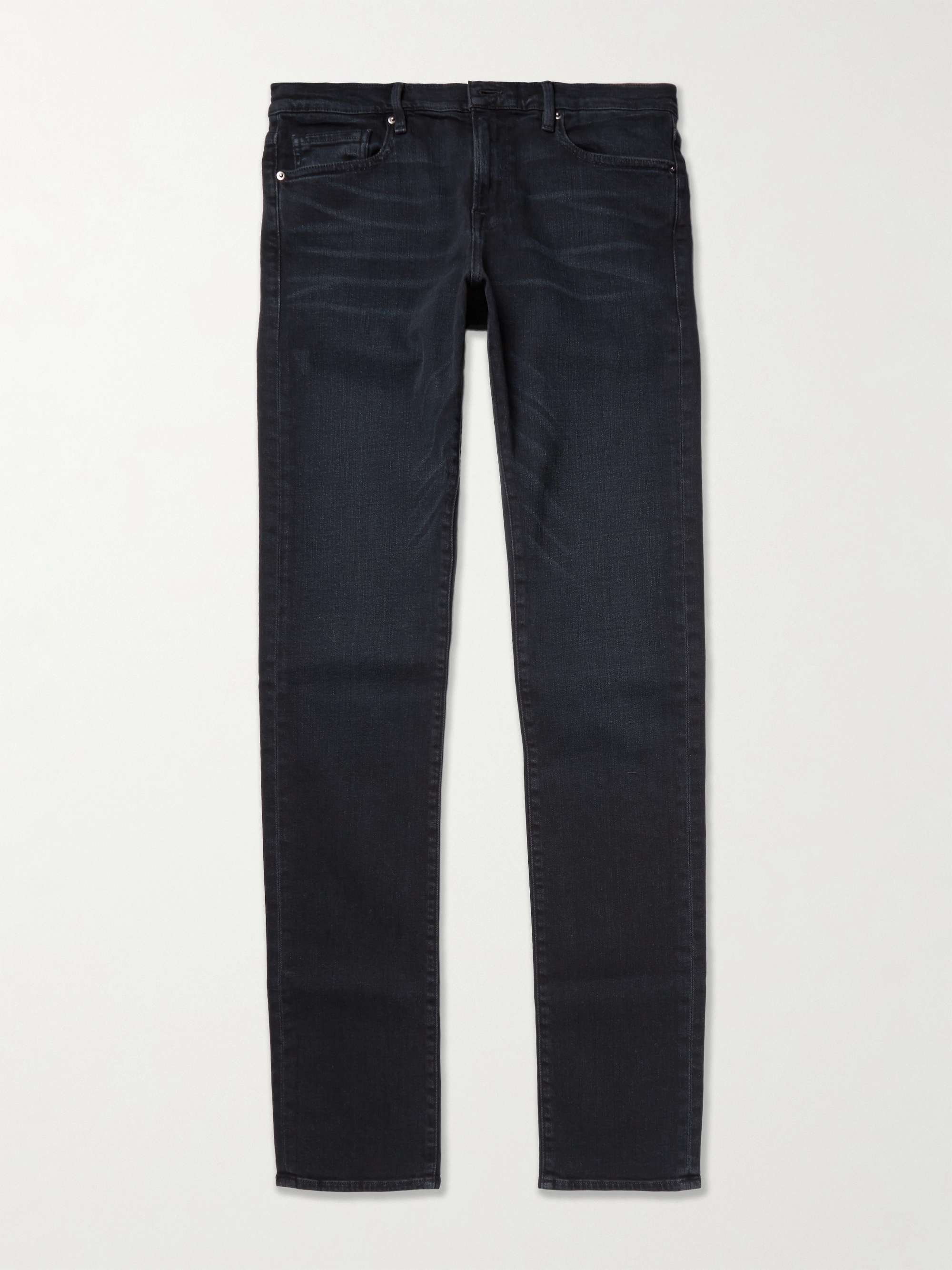 L'Homme Slim-Fit Dry Denim Jeans view