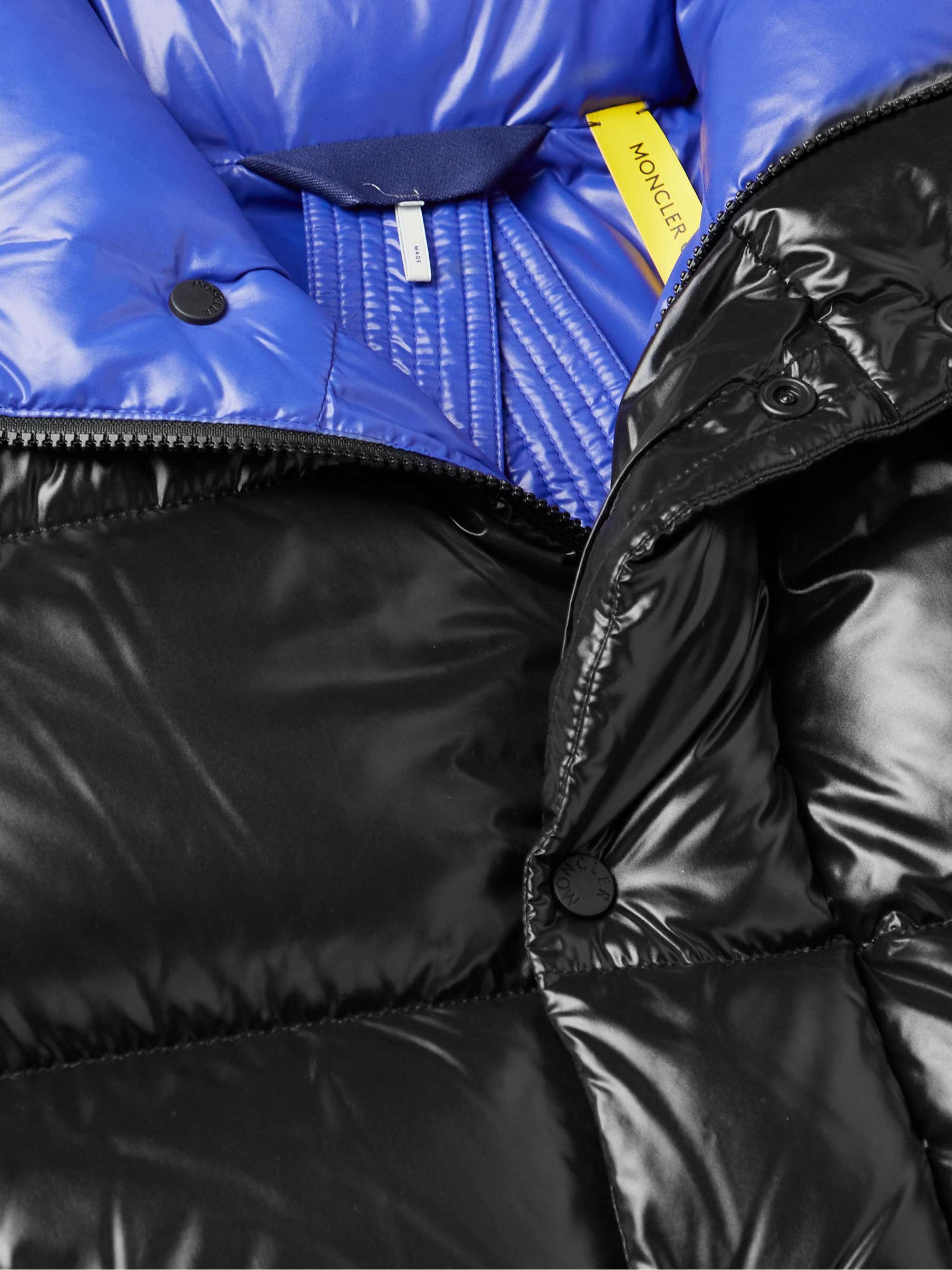 2 Moncler 1952 Dervo Logo-Appliquéd Quilted Glossed-Shell Down Jacket view