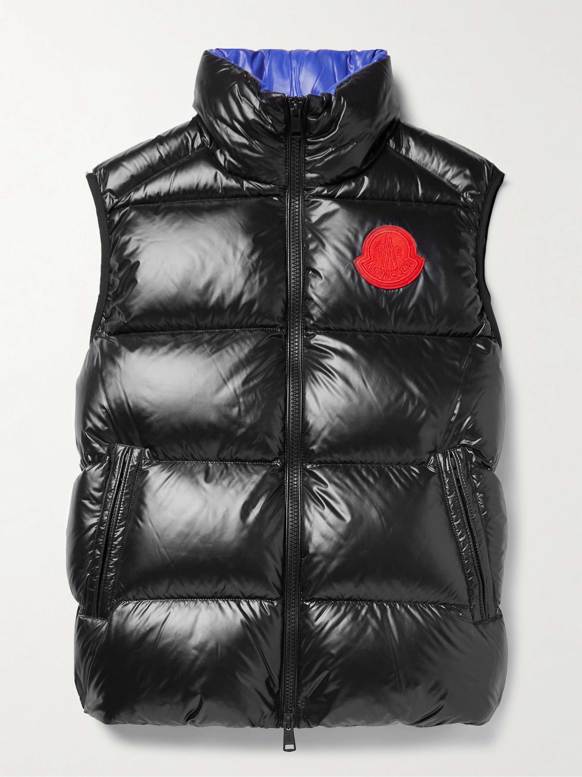 2 Moncler 1952 Sumido Logo-Appliquéd Quilted Glossed-Shell Down Gilet view