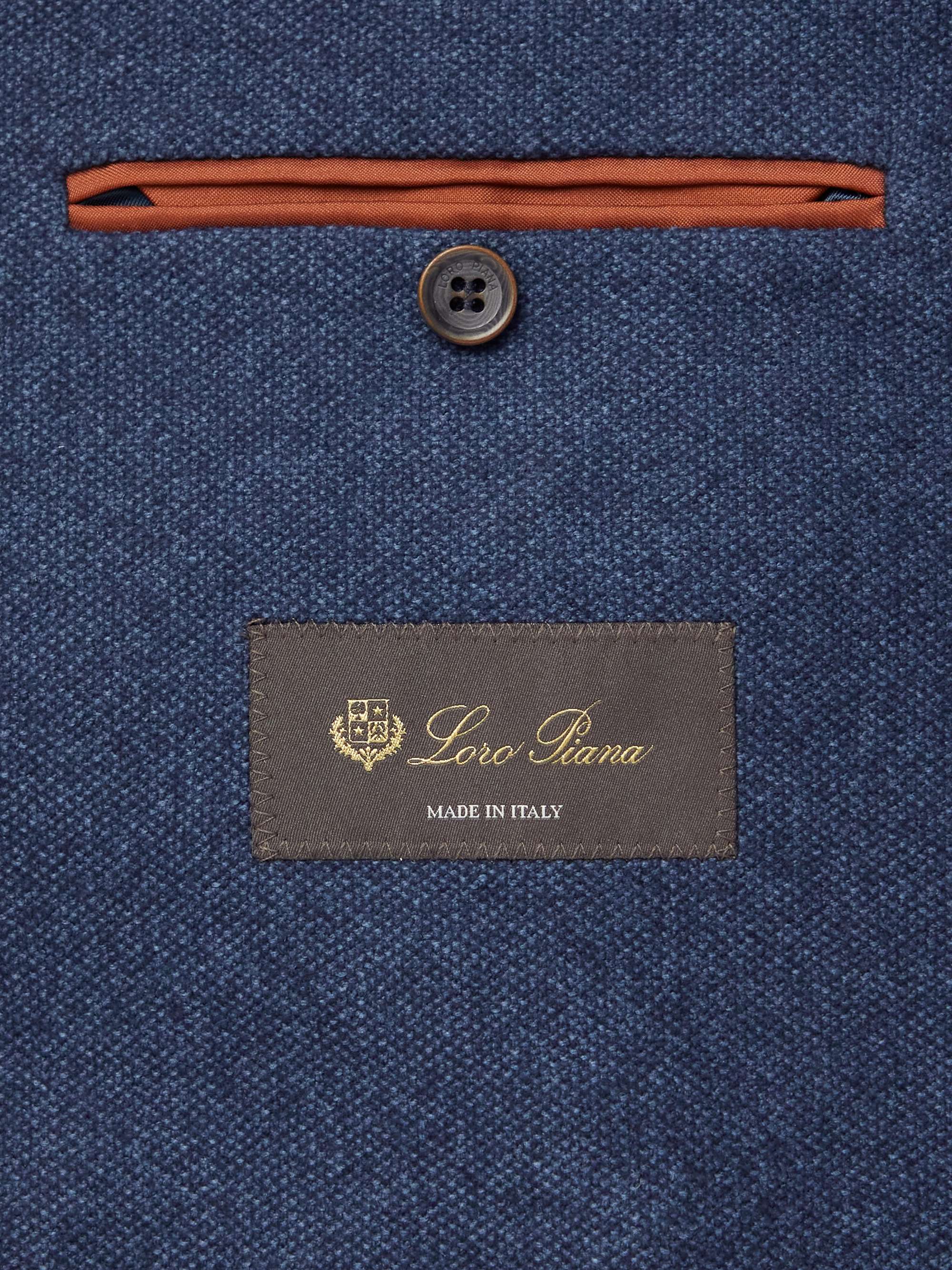 Unstructured Silk and Cashmere-Blend Blazer view