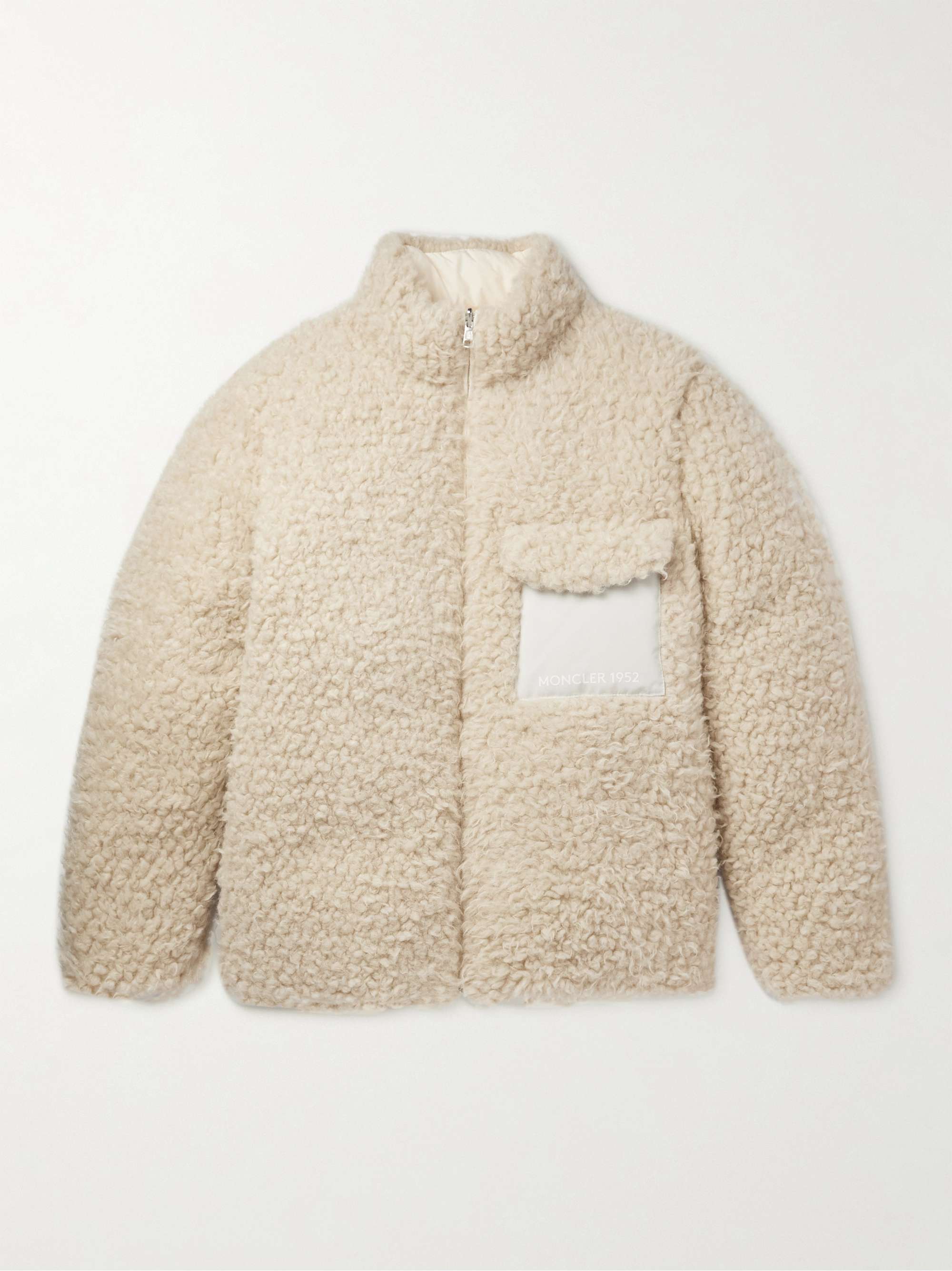 2 Moncler 1952 Monnow Reversible Shell and Faux Shearling Down Jacket view