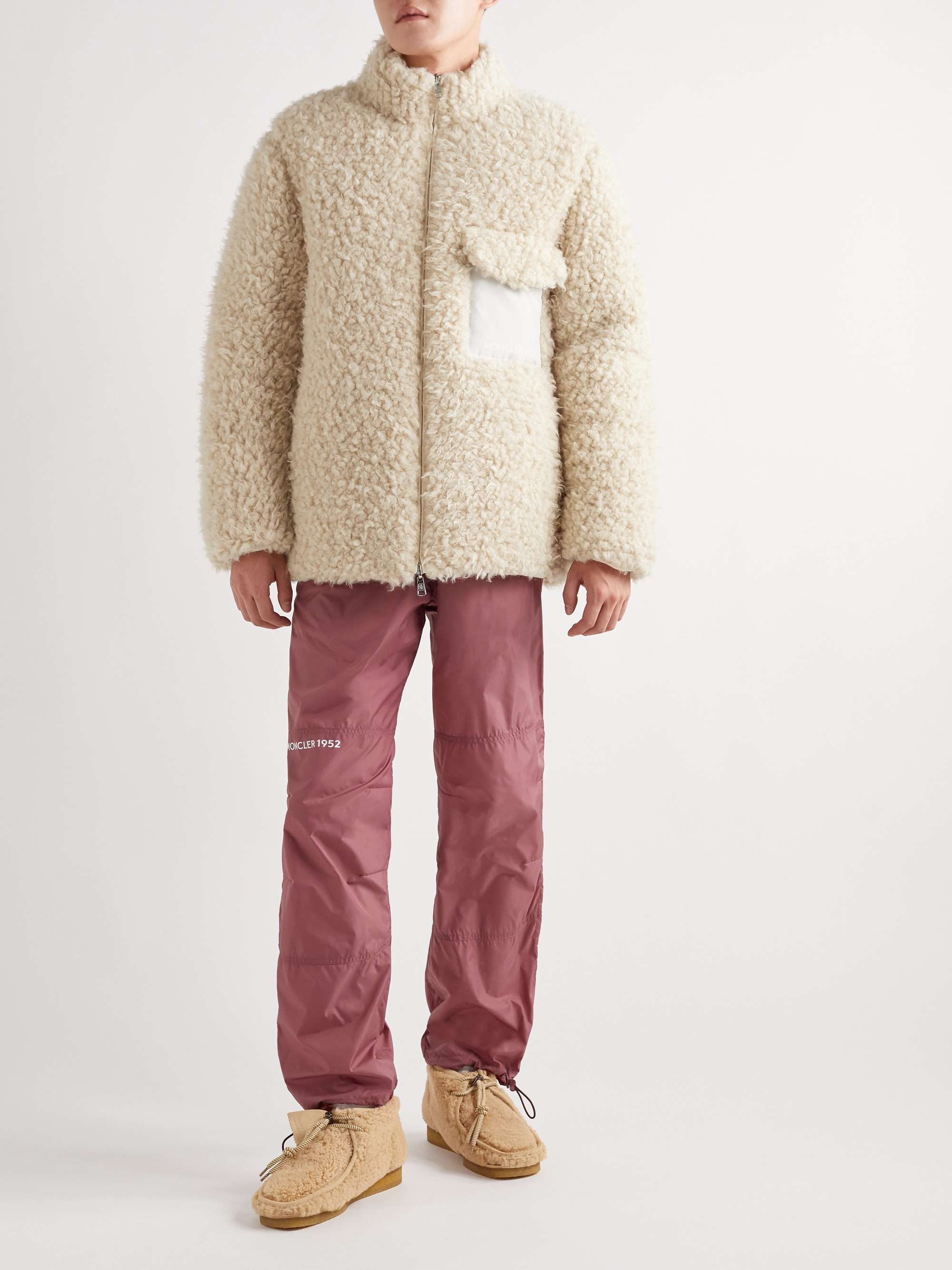 2 Moncler 1952 Monnow Reversible Shell and Faux Shearling Down Jacket view