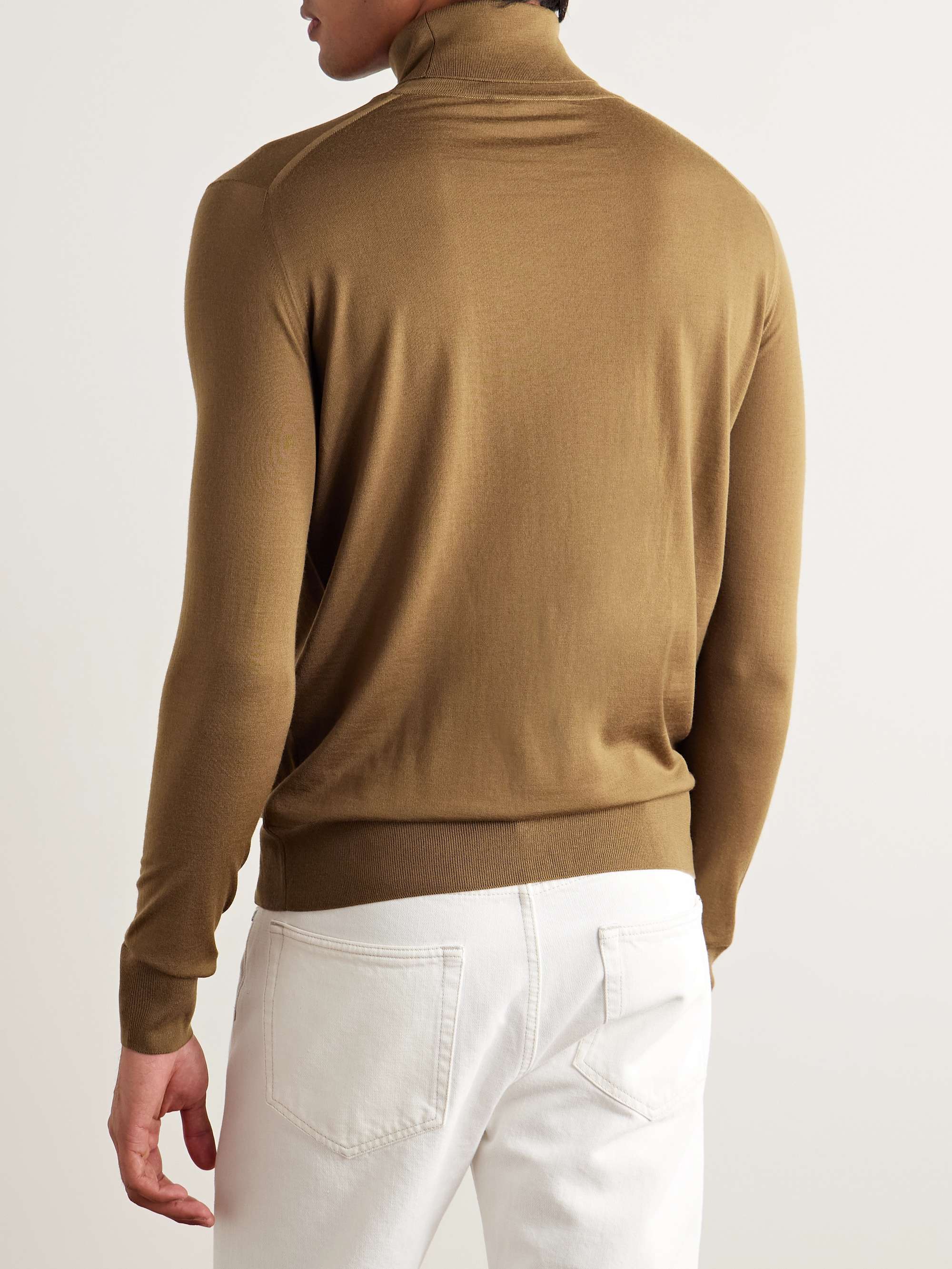 Dolcevita Slim-Fit Virgin Wool Rollneck Sweater view