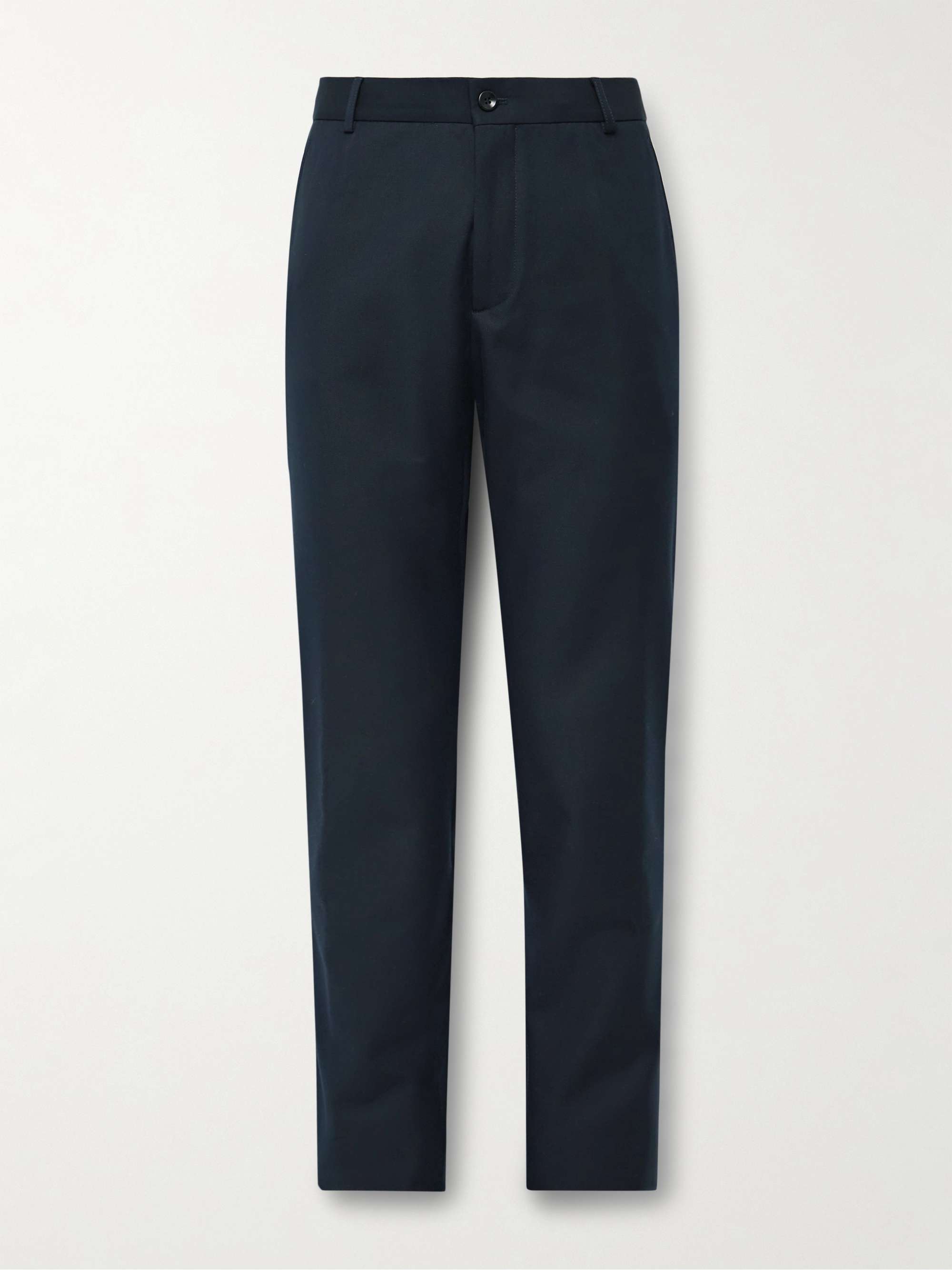Slim-Fit Cotton and Wool-Blend Twill Chinos view