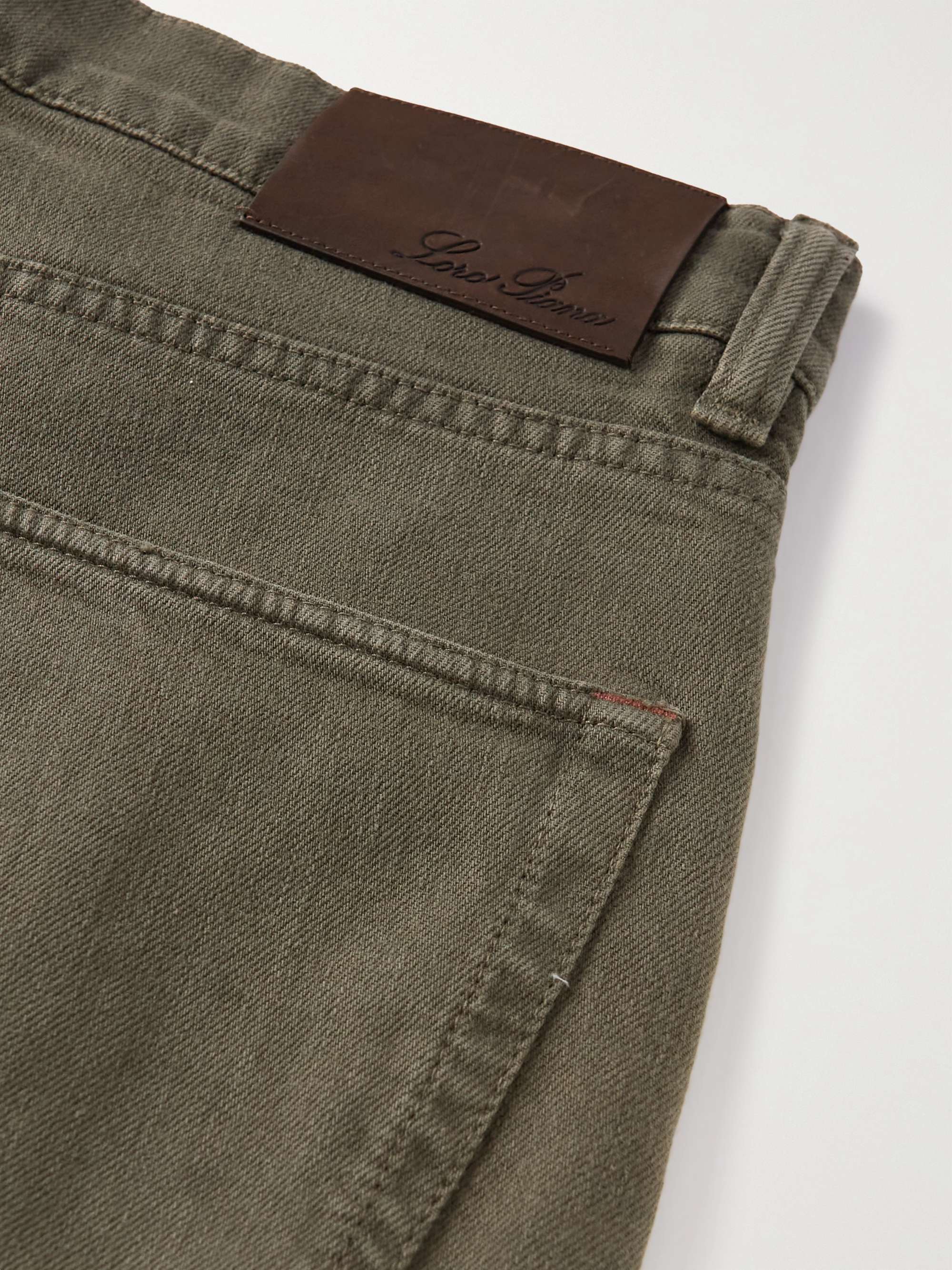 Slim-Fit Garment-Dyed Jeans view