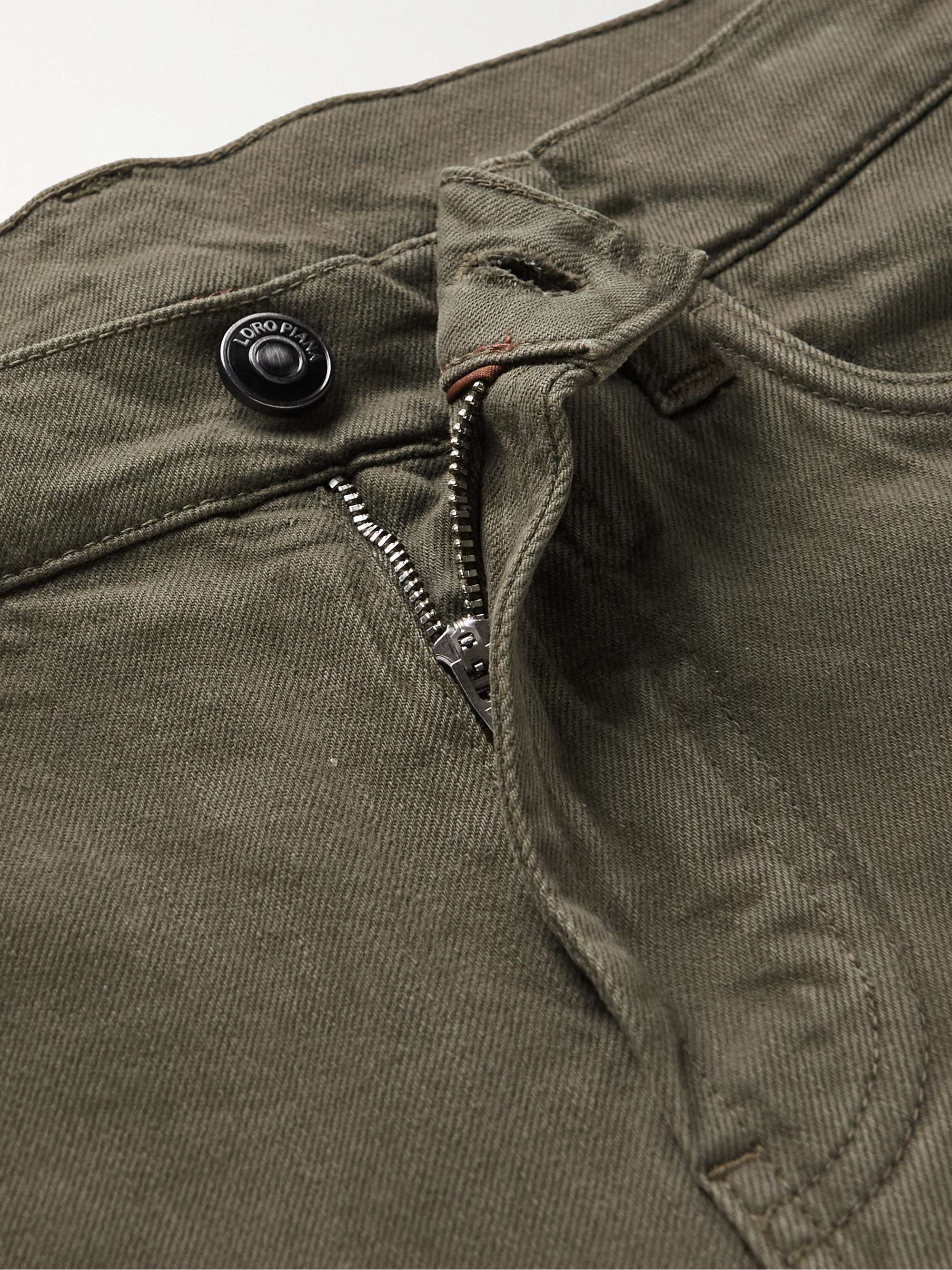 Slim-Fit Garment-Dyed Jeans view