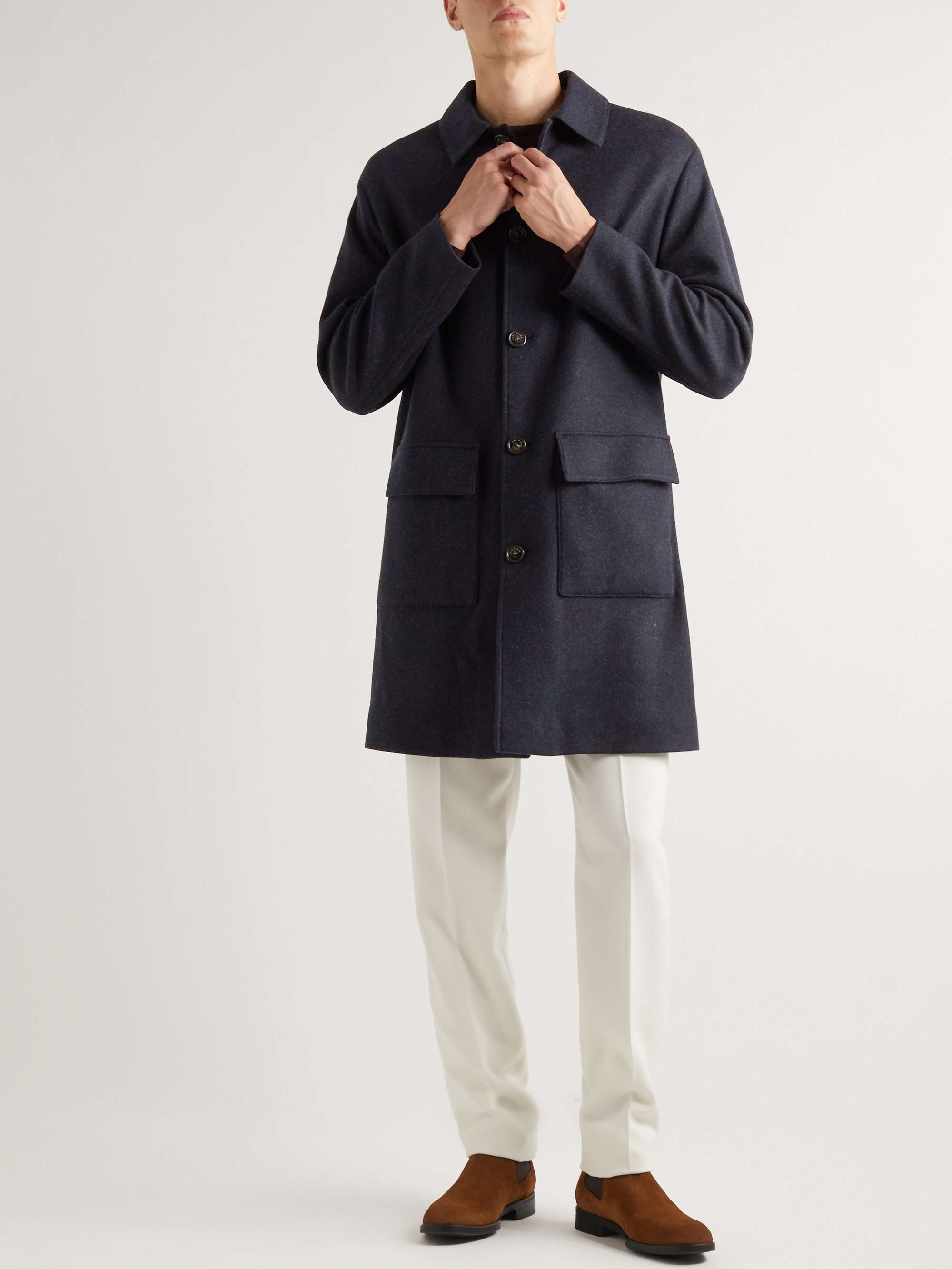 Double-Faced Cashmere-Blend Coat view