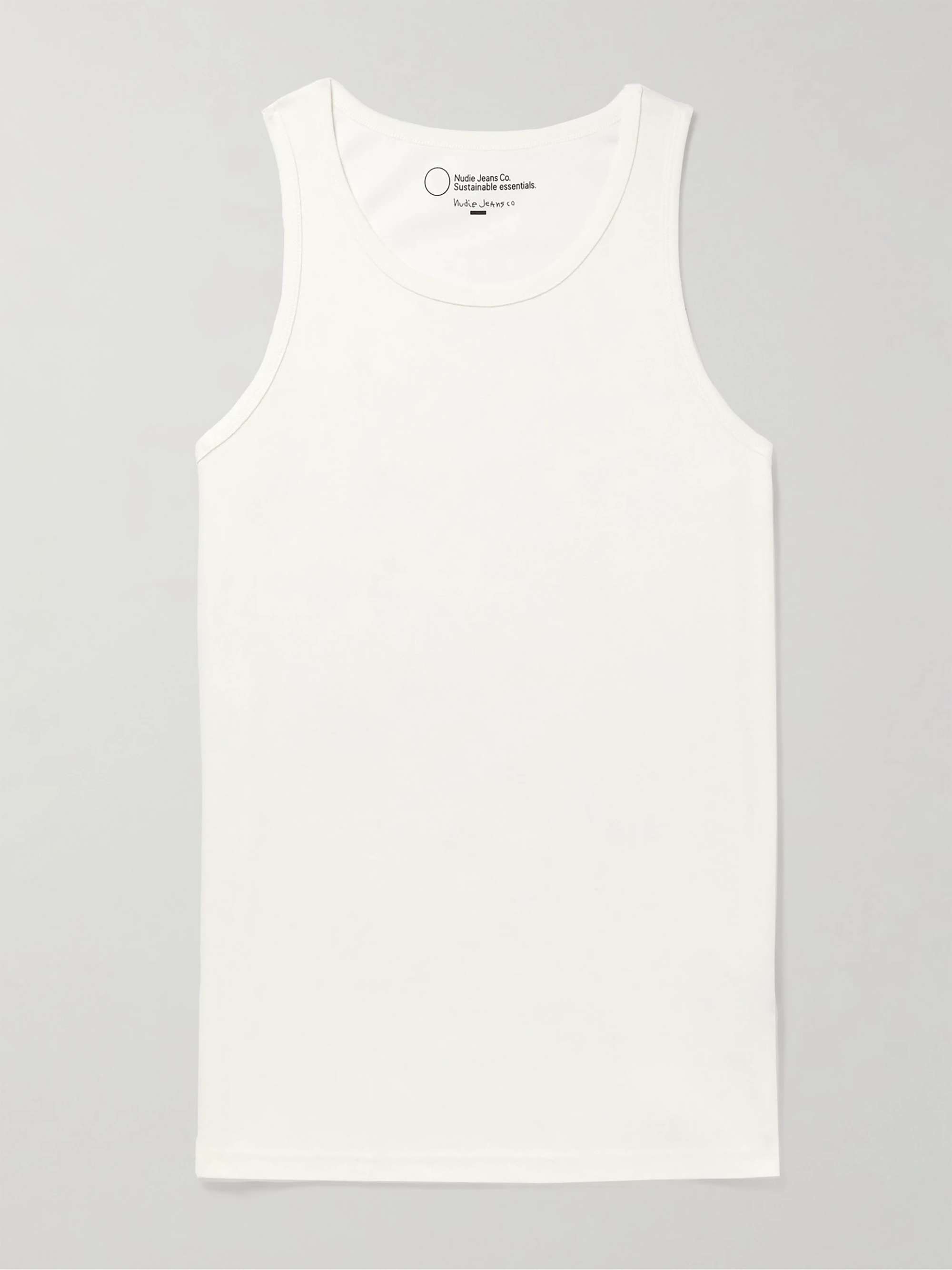 Slim-Fit Organic Cotton-Jersey Tank Top view