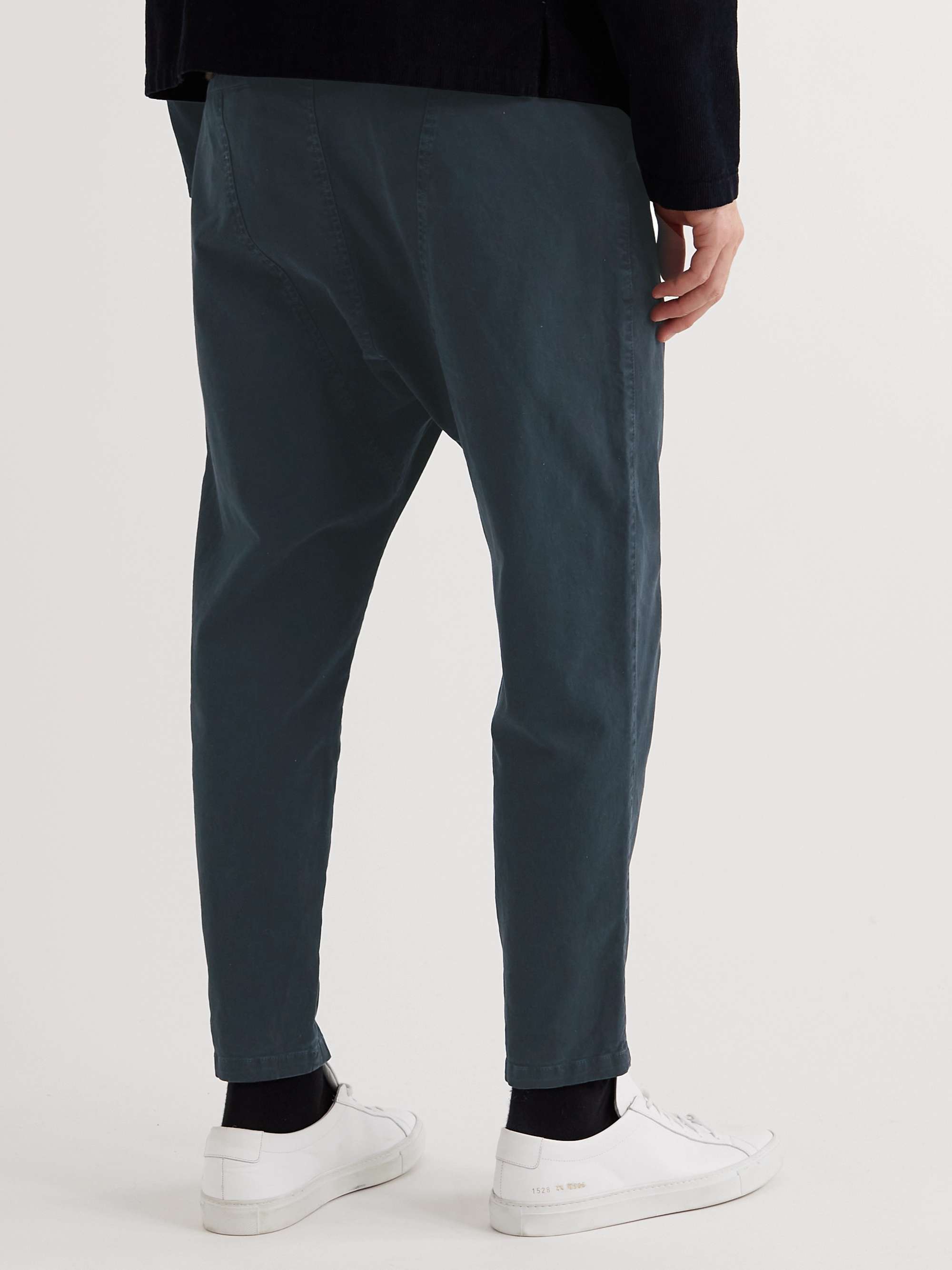 Paris Cotton-Blend Twill Trousers view