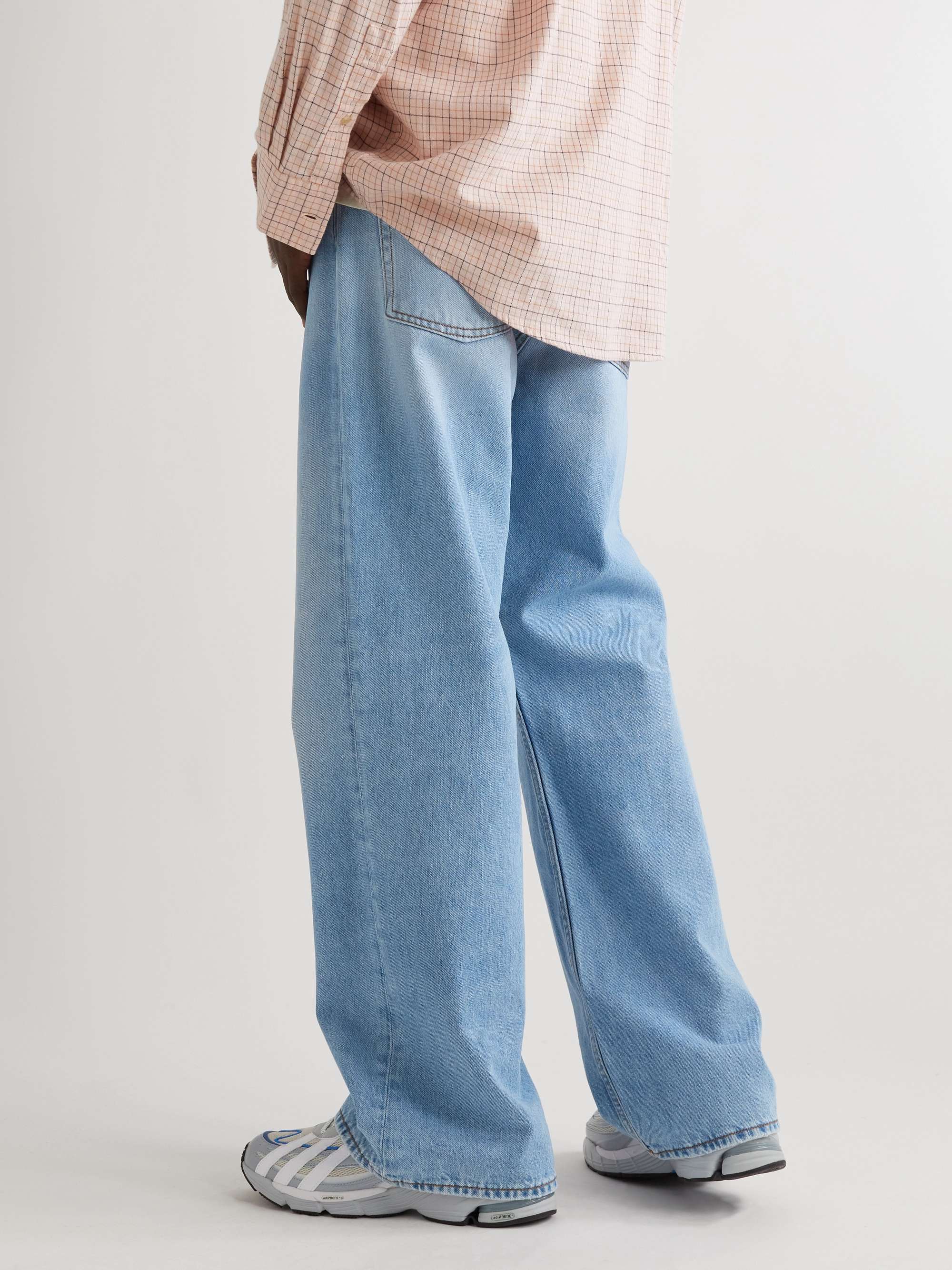 2021M Bootcut Distressed Organic Jeans view