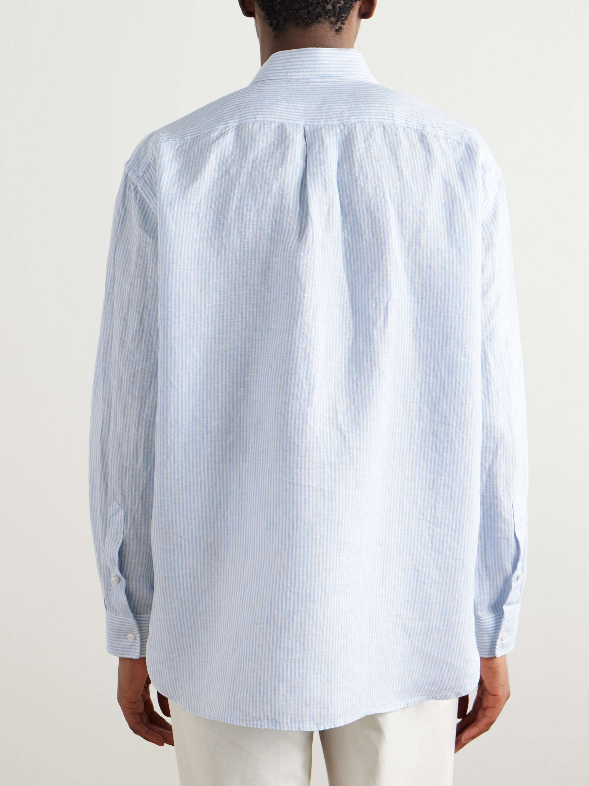 Raffaele Striped Linen Shirt view