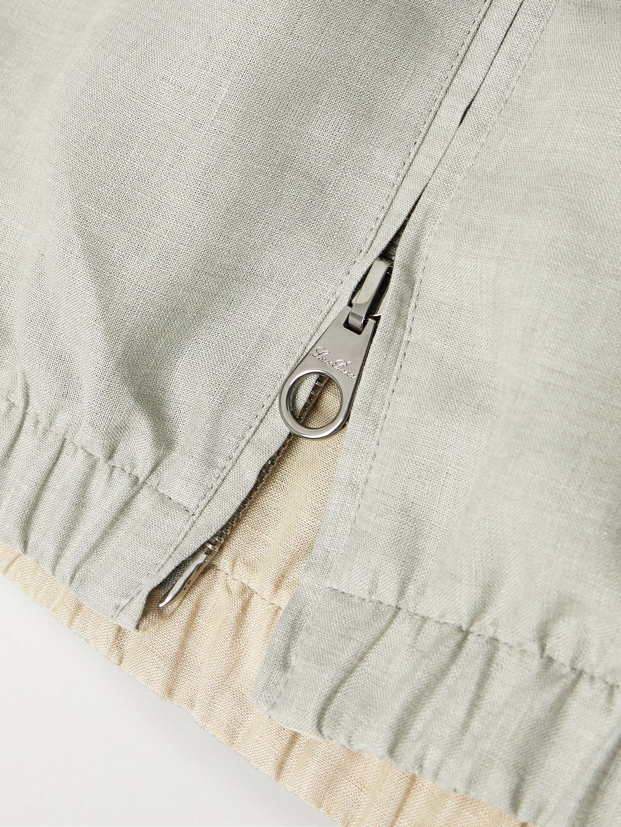 Reversible Linen Bomber Jacket view