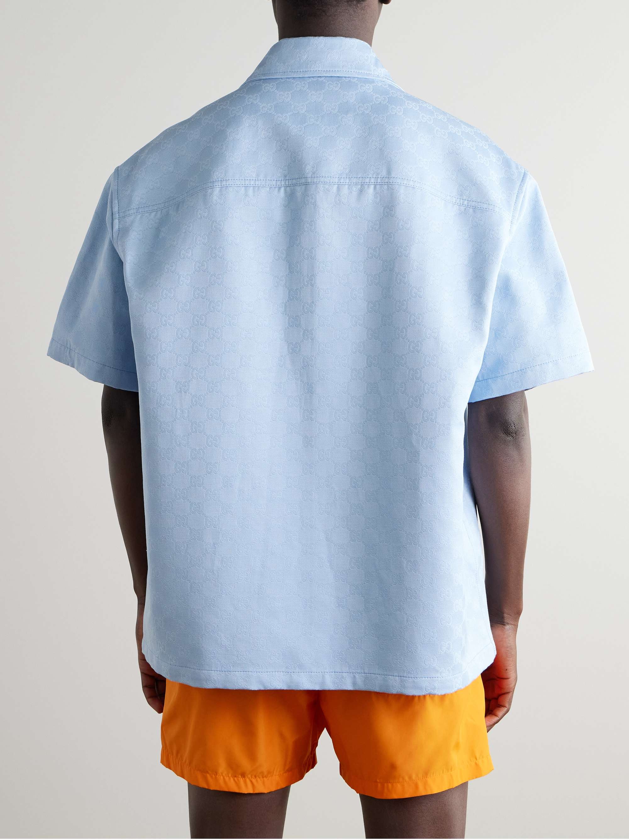 Oversized Cotton-Jacquard Shirt view