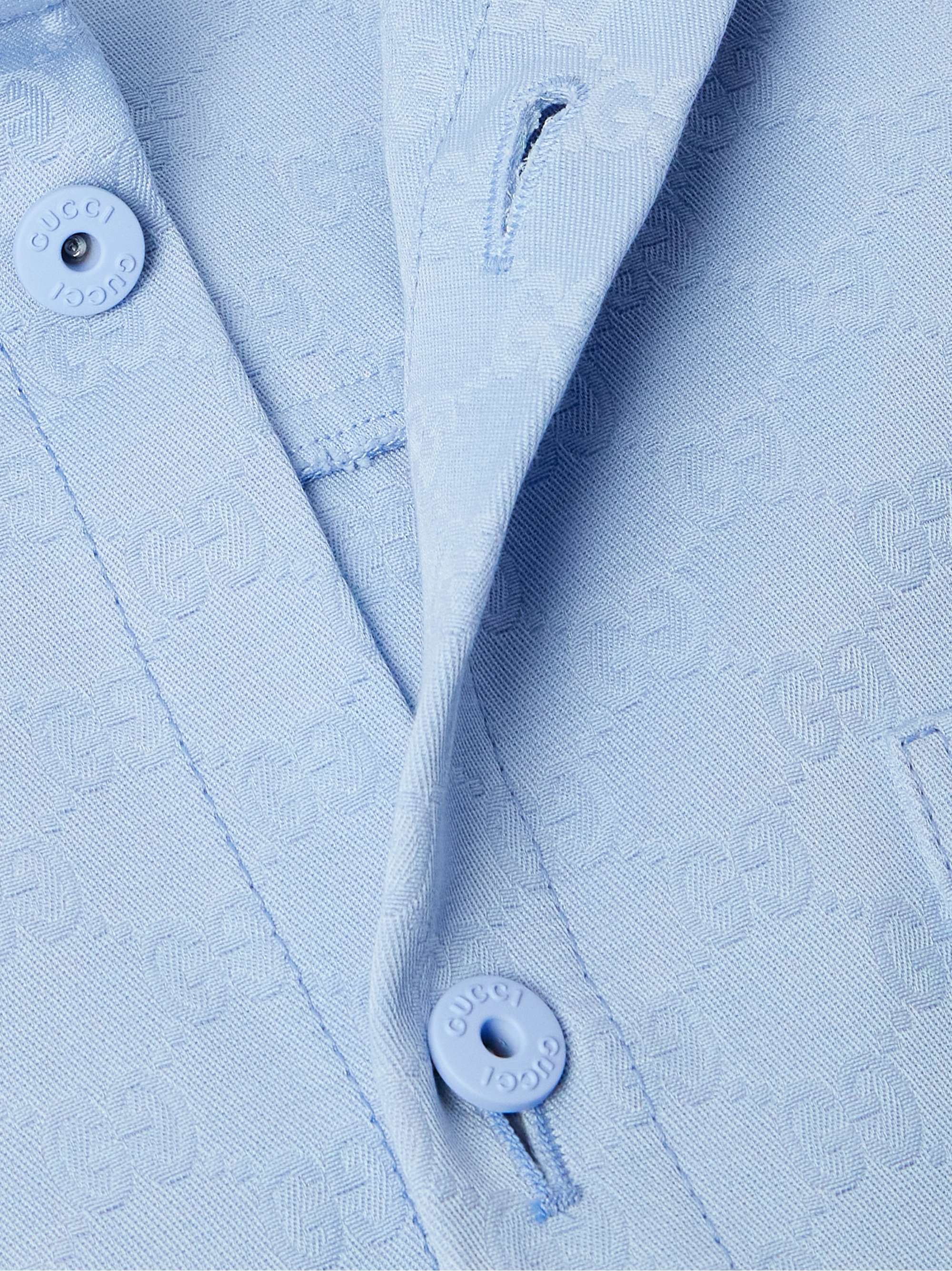 Oversized Cotton-Jacquard Shirt view