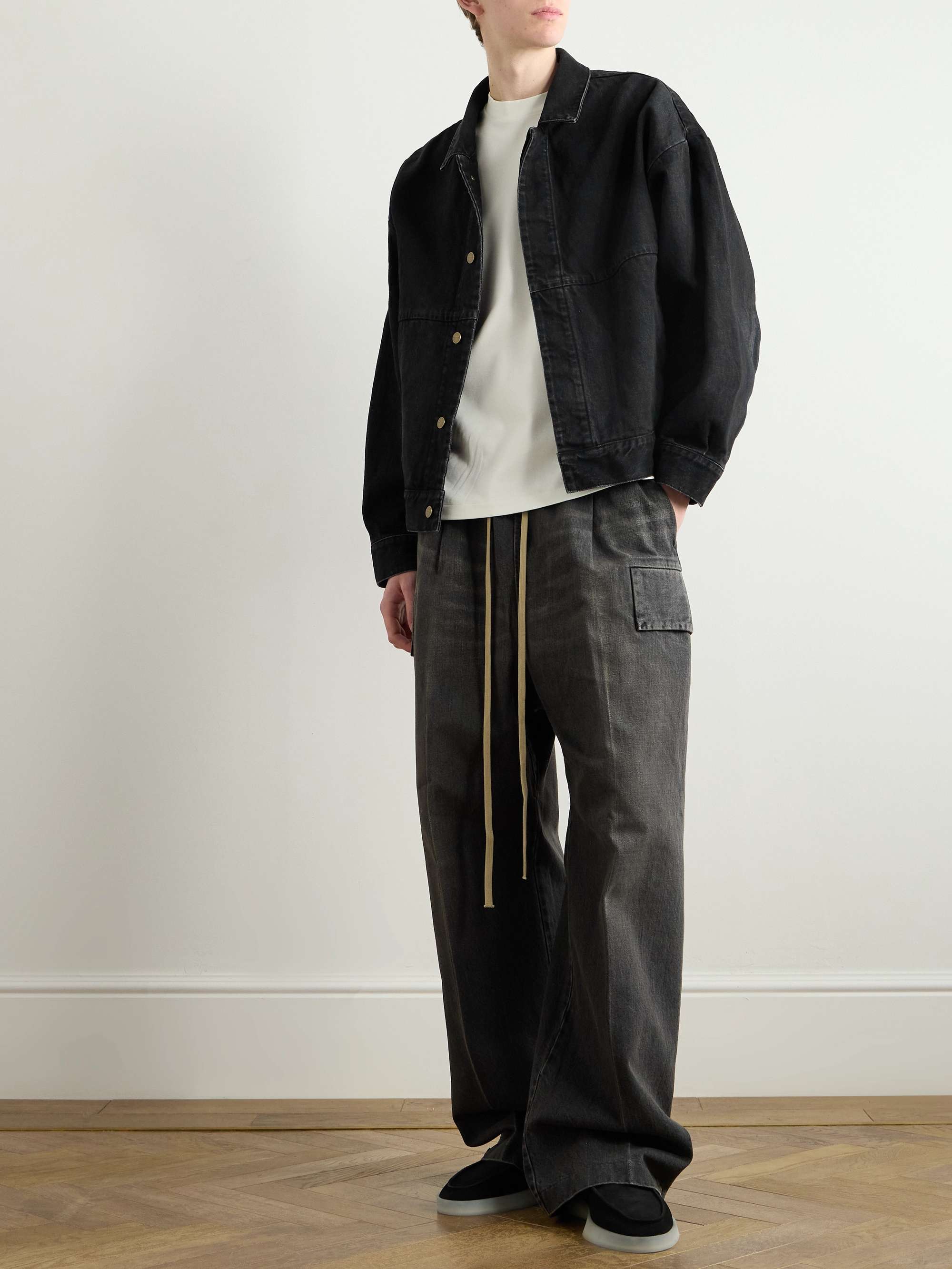 Oversized Denim Trucker Jacket view