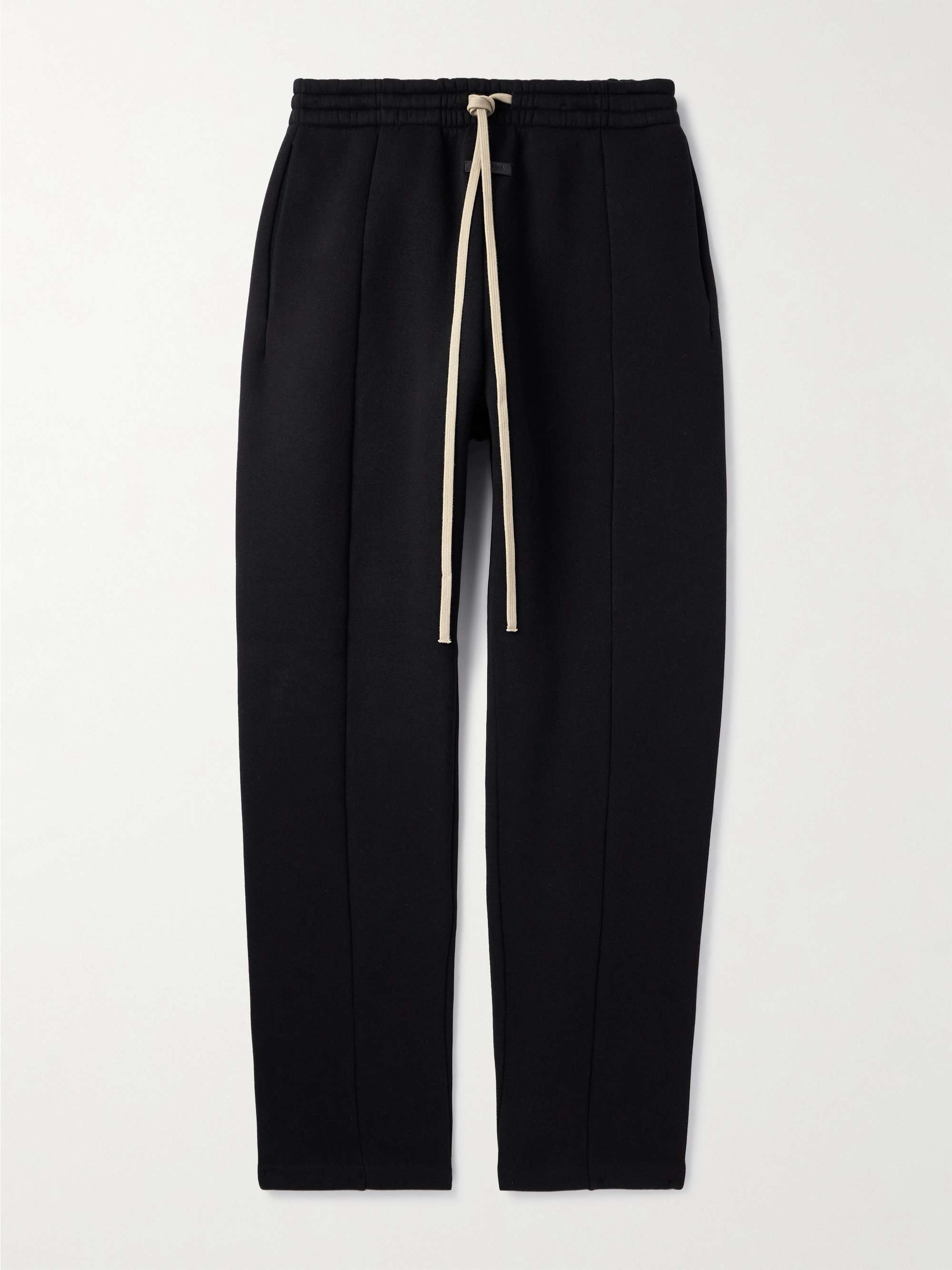 Straight-Leg Cotton-Blend Jersey Sweatpants view