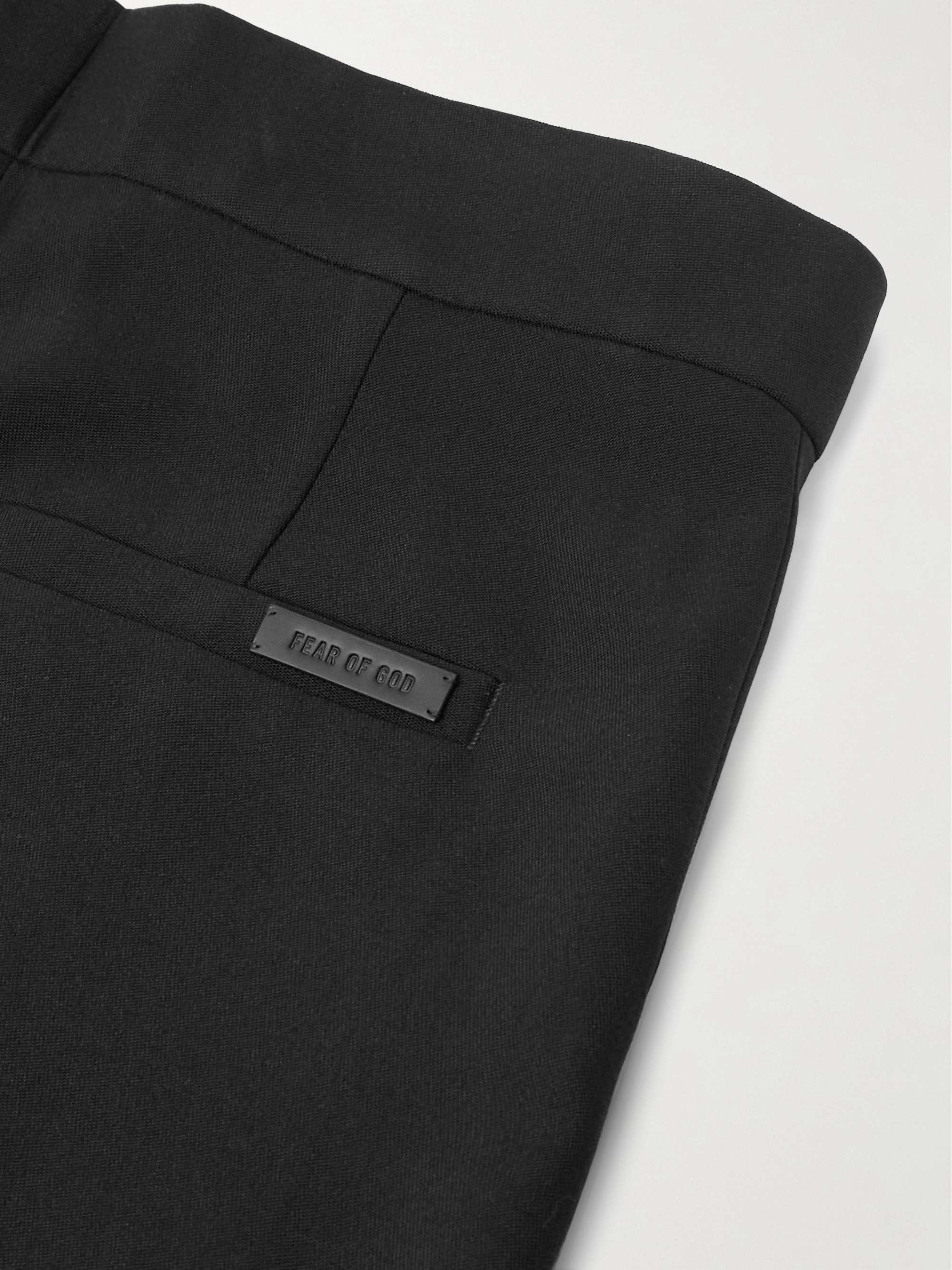 Eternal Wide-Leg Pleated Wool Trousers view
