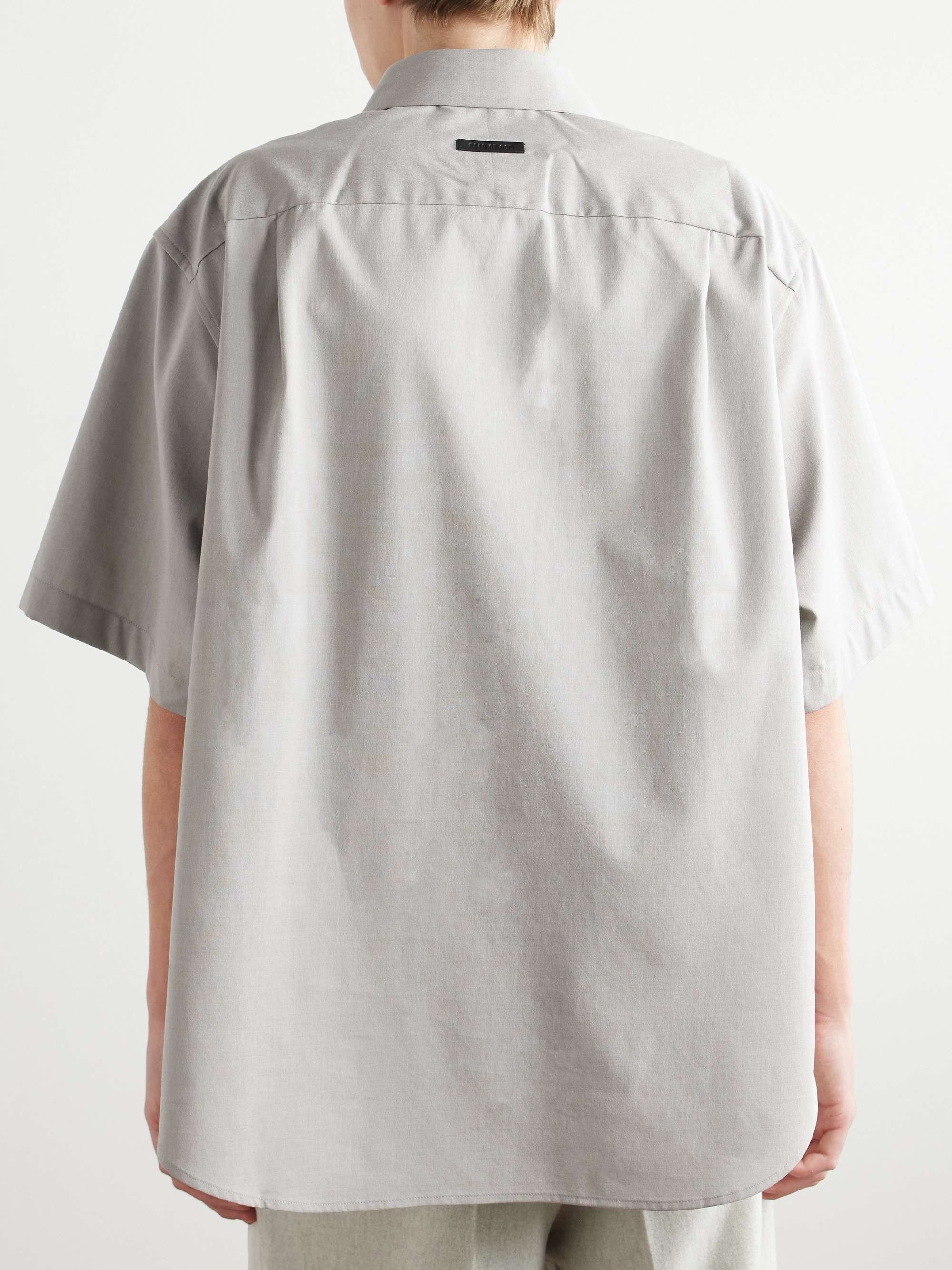 Cotton-Blend Oxford Shirt view