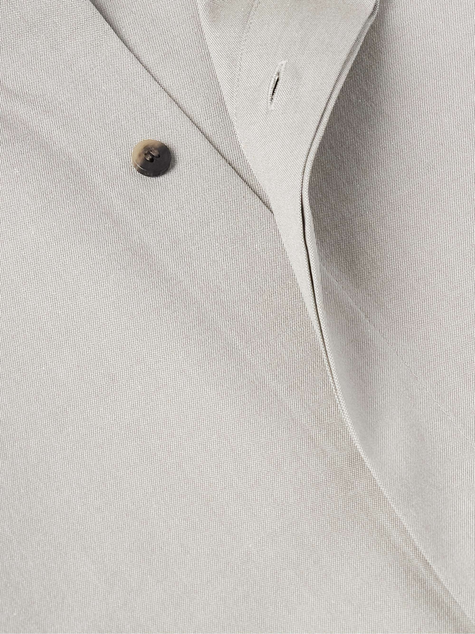 Cotton-Blend Oxford Shirt view