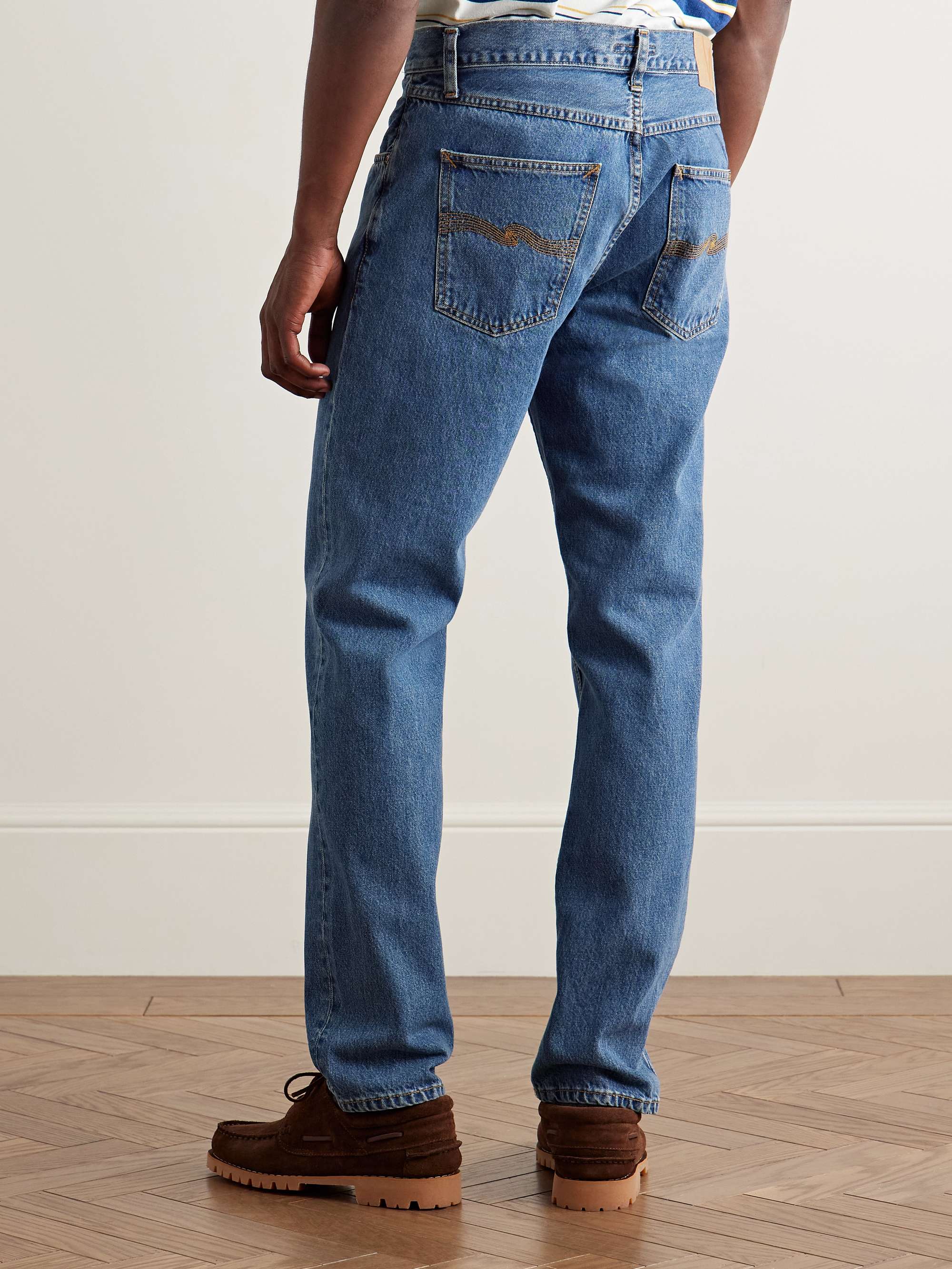 Gritty Jackson Slim-Fit Straight-Leg Organic Jeans view