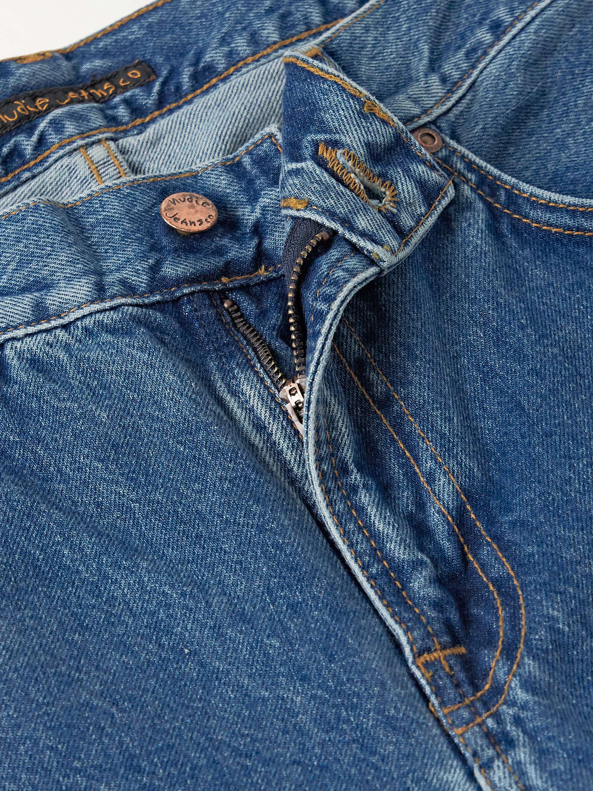Gritty Jackson Slim-Fit Straight-Leg Organic Jeans view