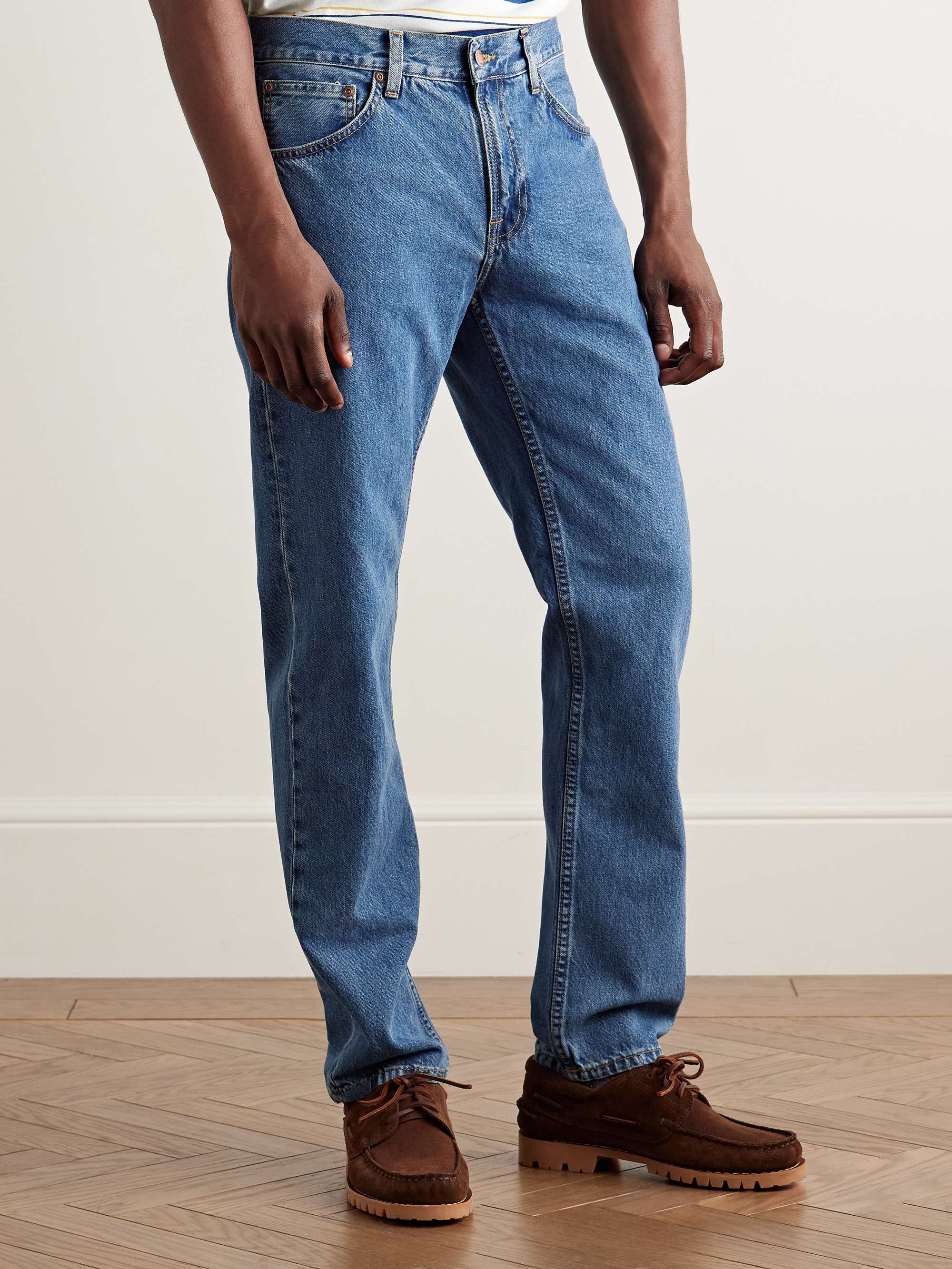 Gritty Jackson Slim-Fit Straight-Leg Organic Jeans view