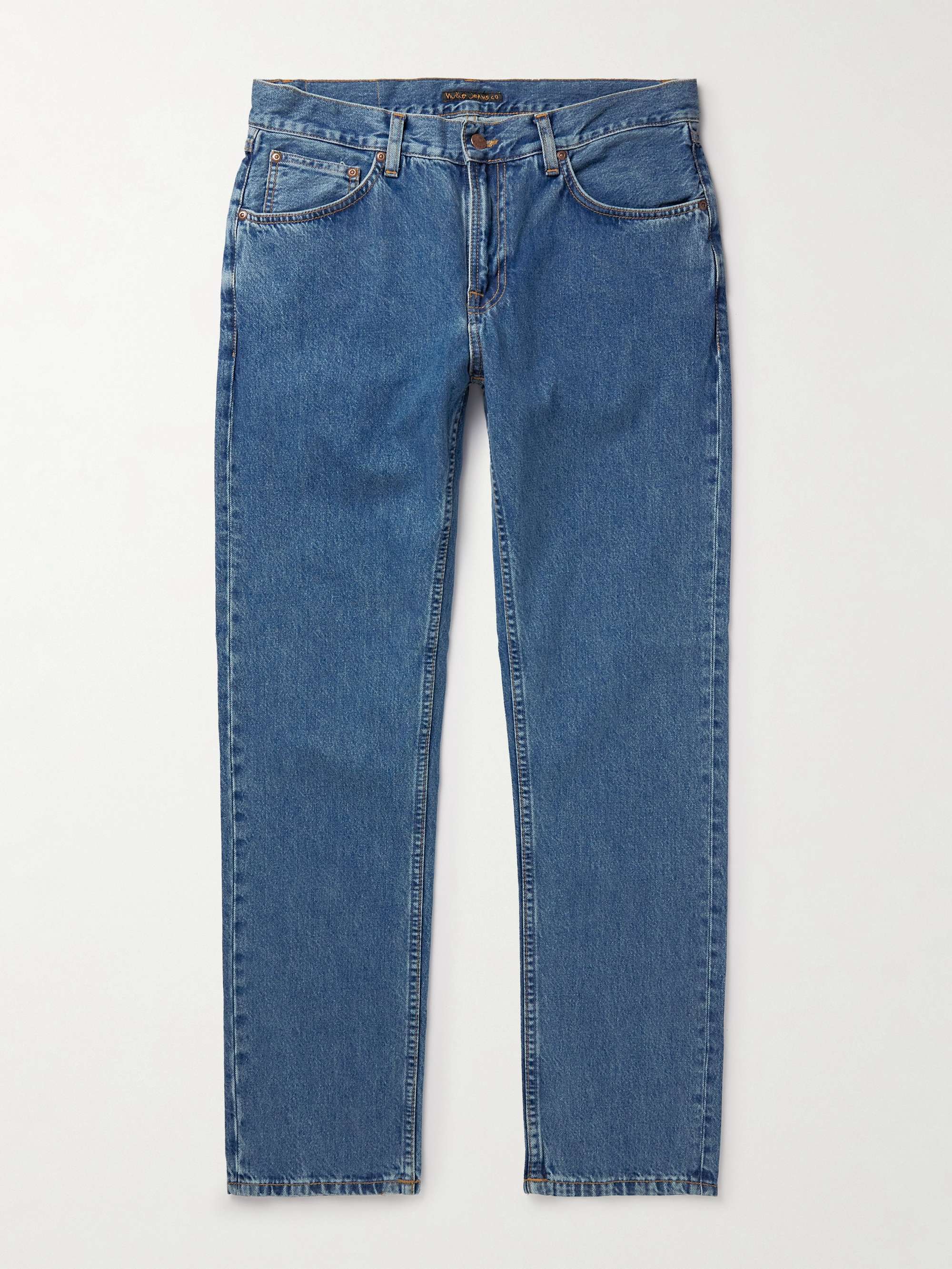 Gritty Jackson Slim-Fit Straight-Leg Organic Jeans view