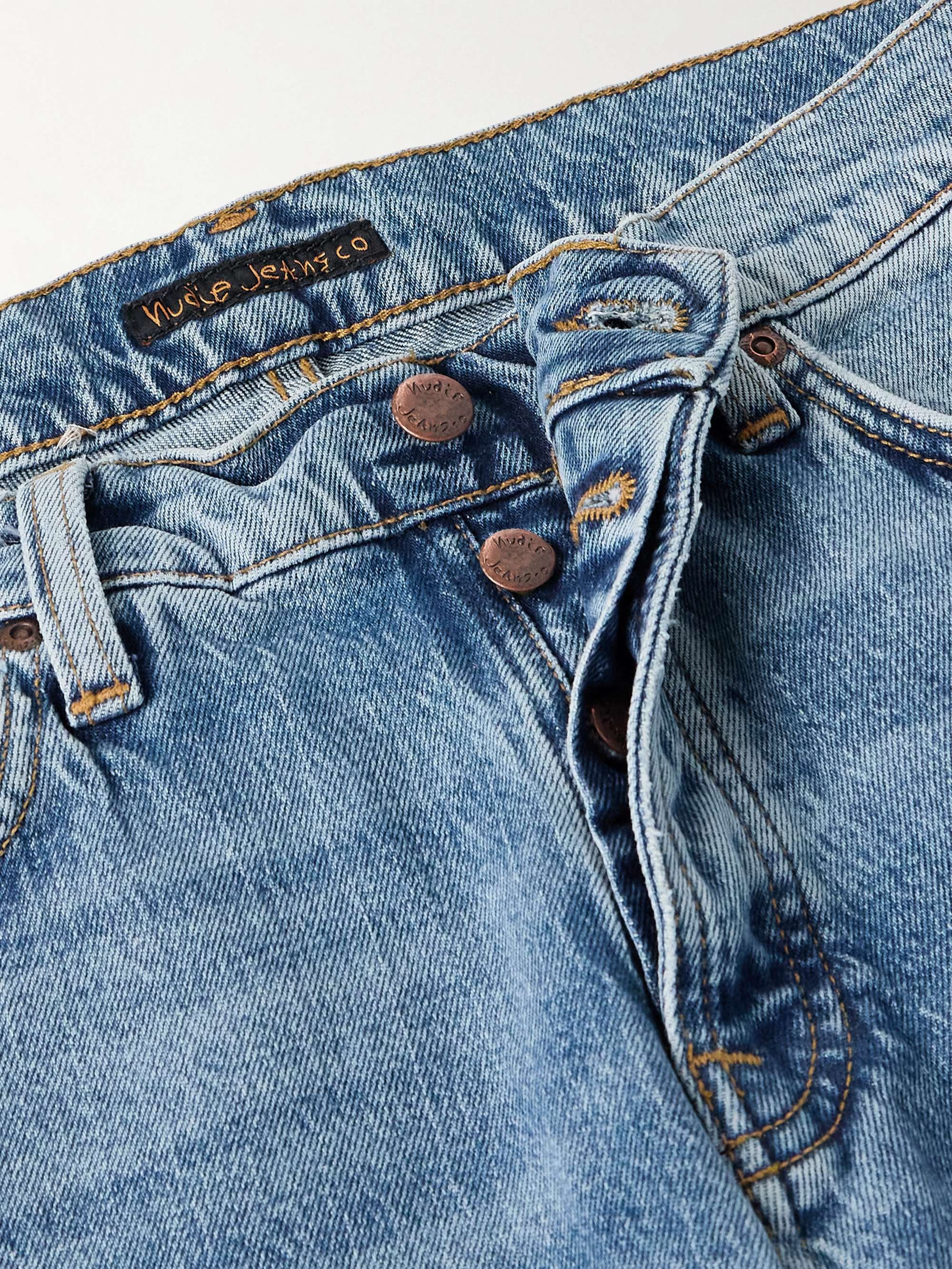 Solid Ollie Slim-Fit Straight-Leg Jeans view