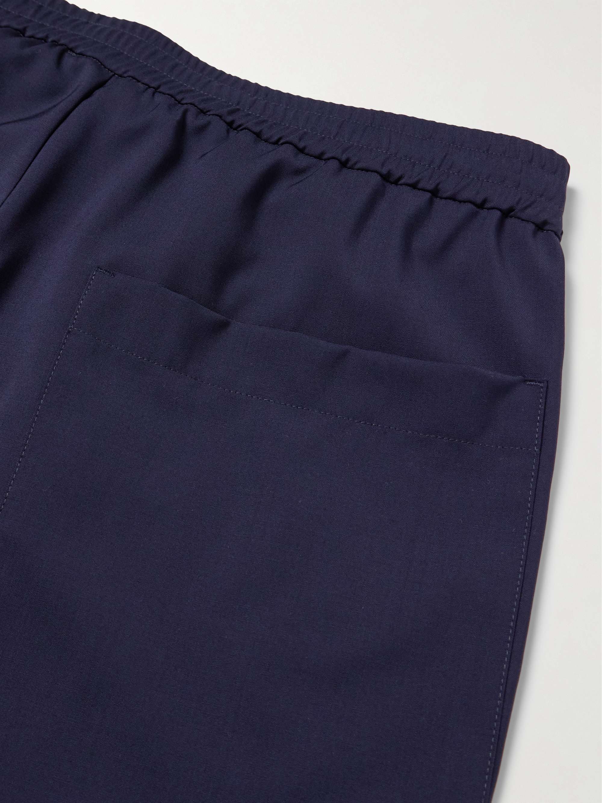 Bativoga Straight-Leg Wool Drawstring Trousers view