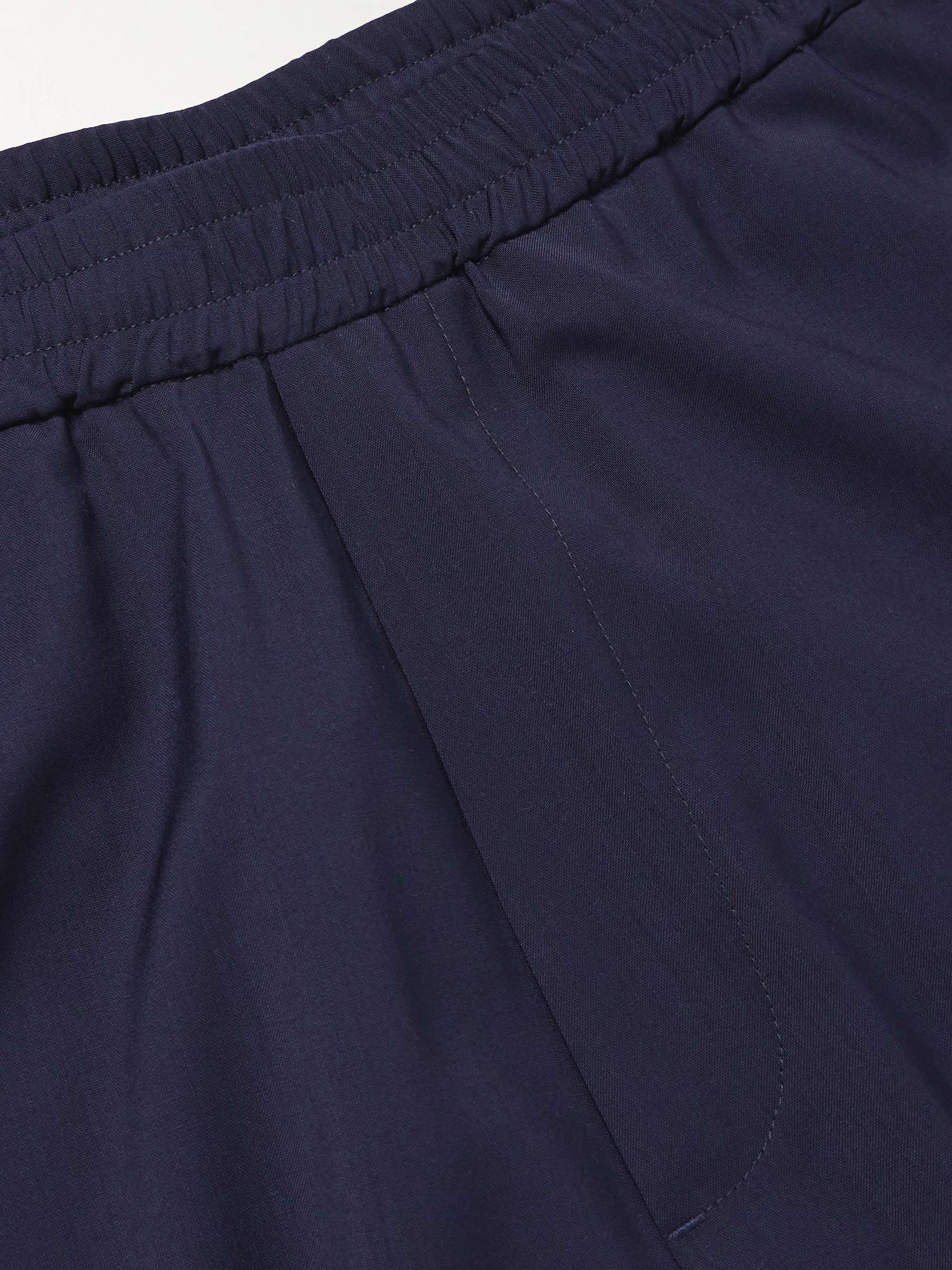 Bativoga Straight-Leg Wool Drawstring Trousers view
