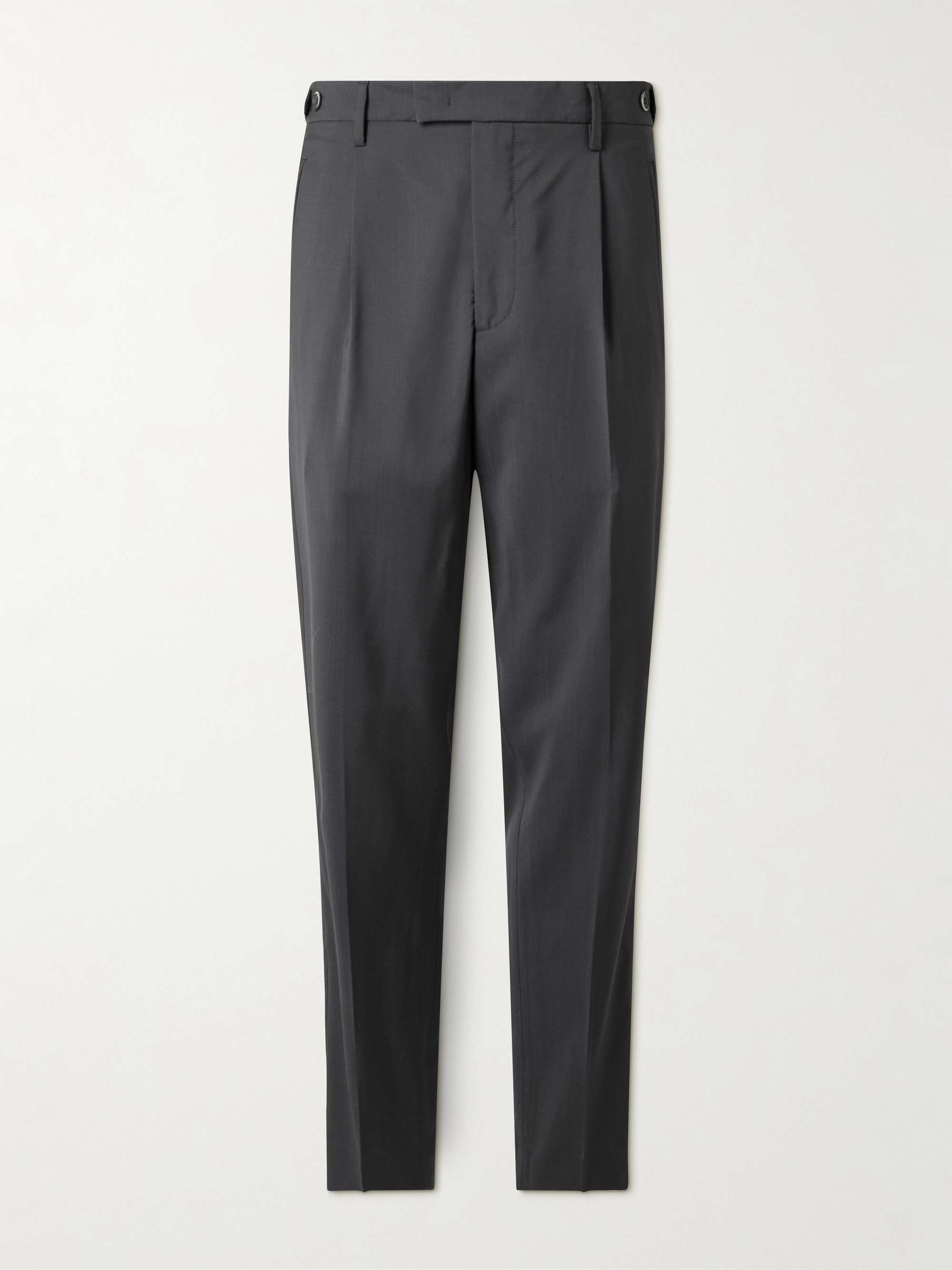 Masco Straight-leg Pleated Virgin Wool Trousers view