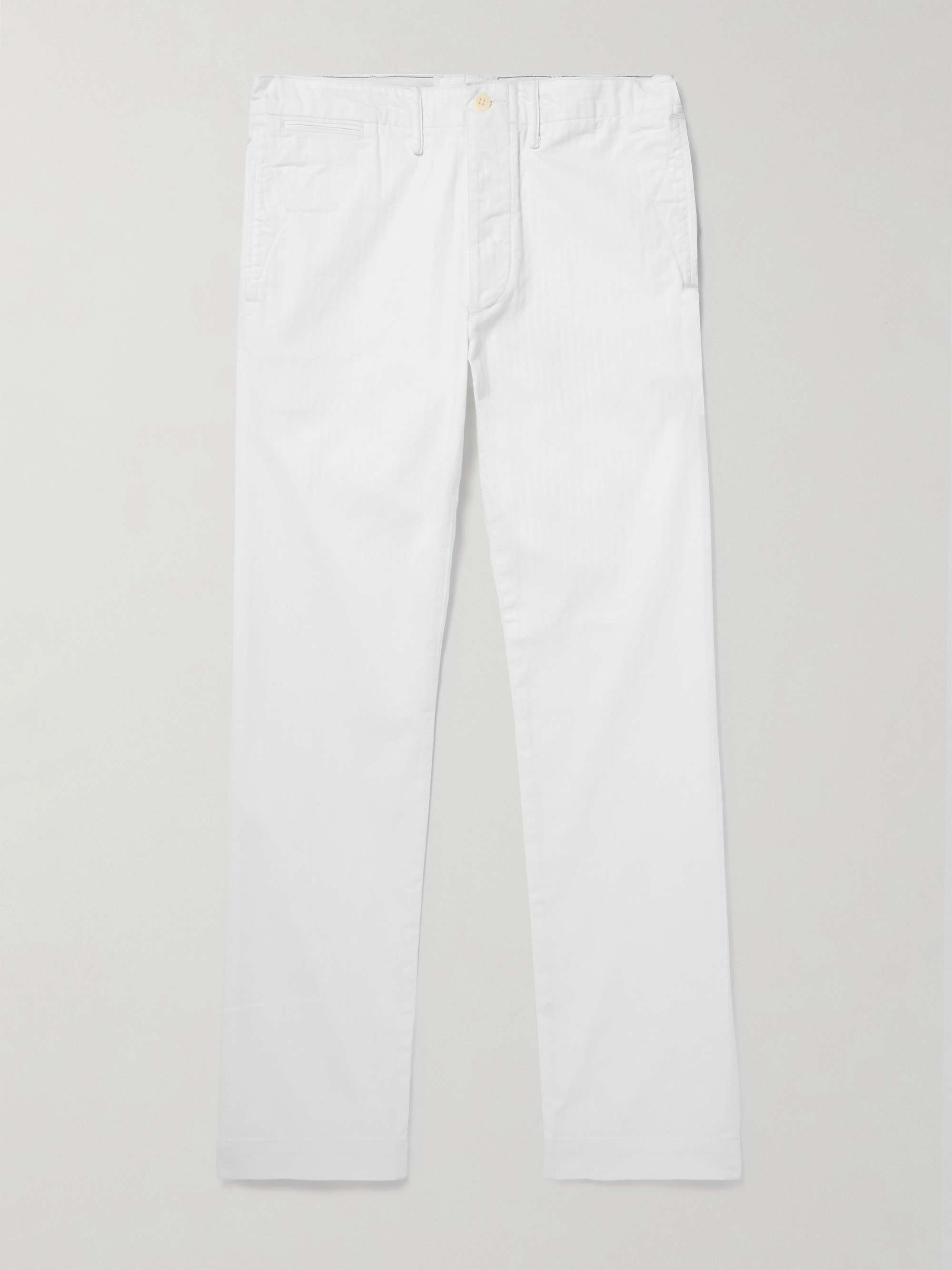 Officer's Straight-Leg Herringbone Cotton Trousers view
