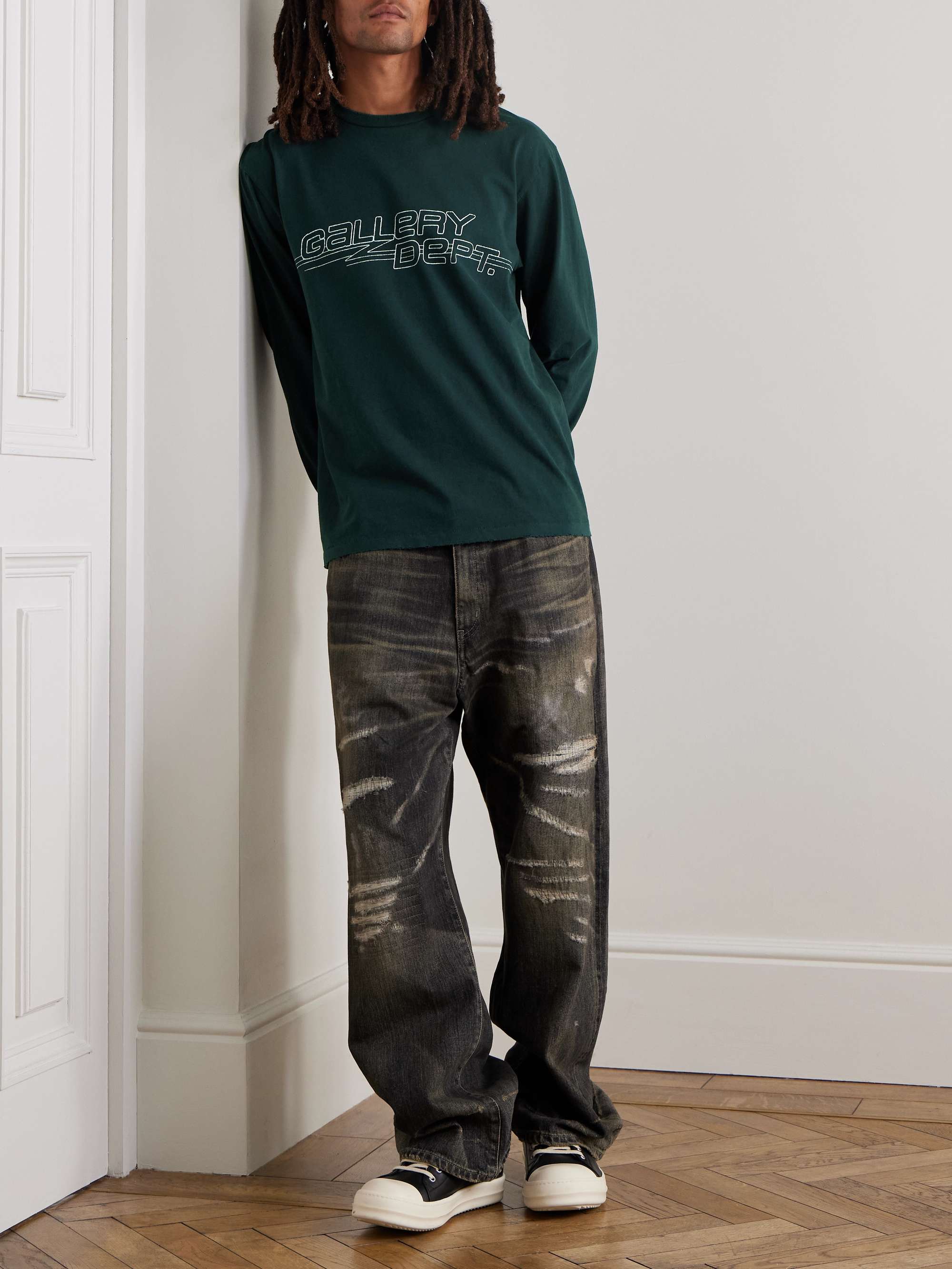 Skate Printed Cotton-Jersey T-Shirt view