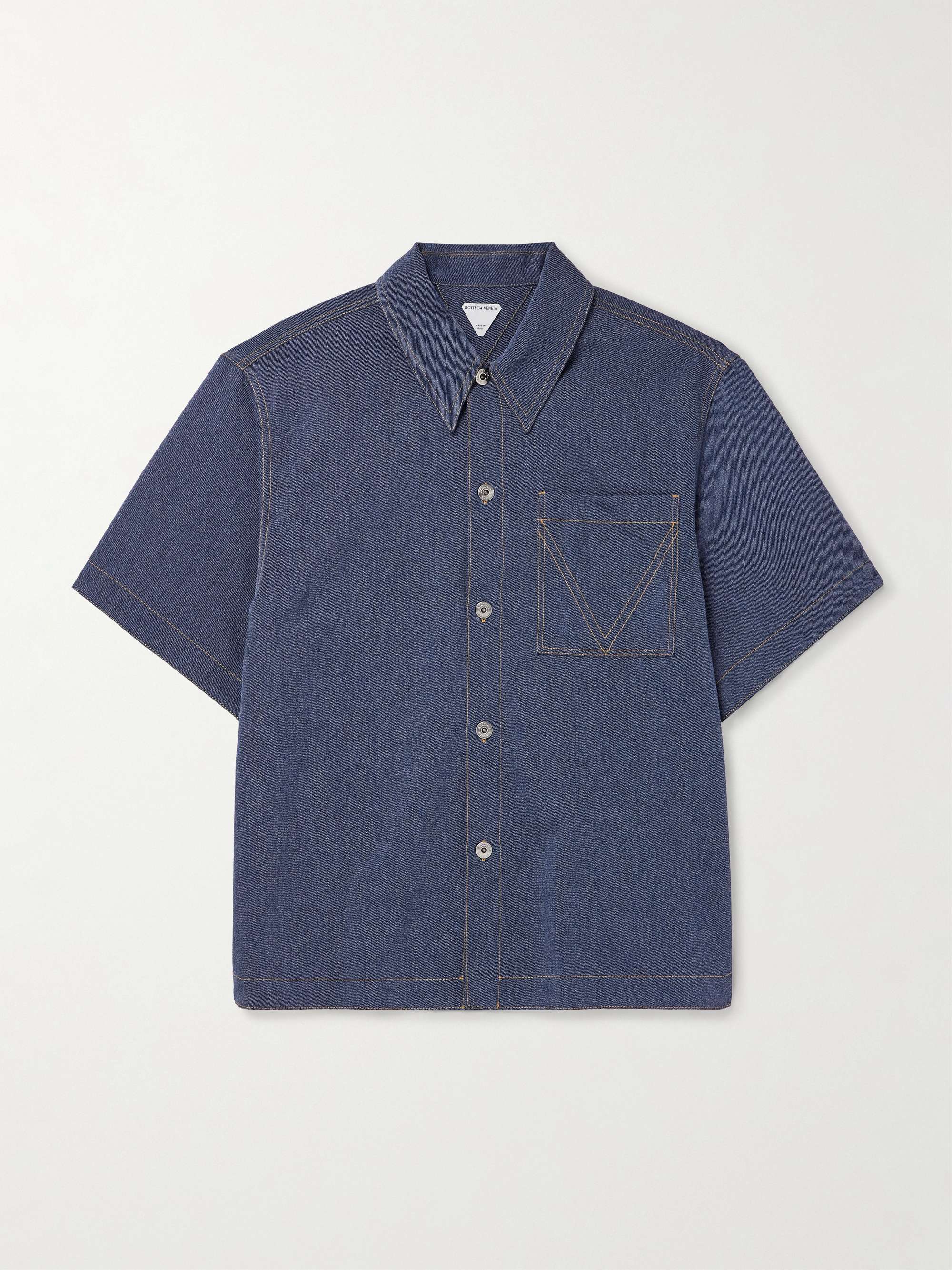 Oversized Wool and Cotton-Blend Drill Shirt view