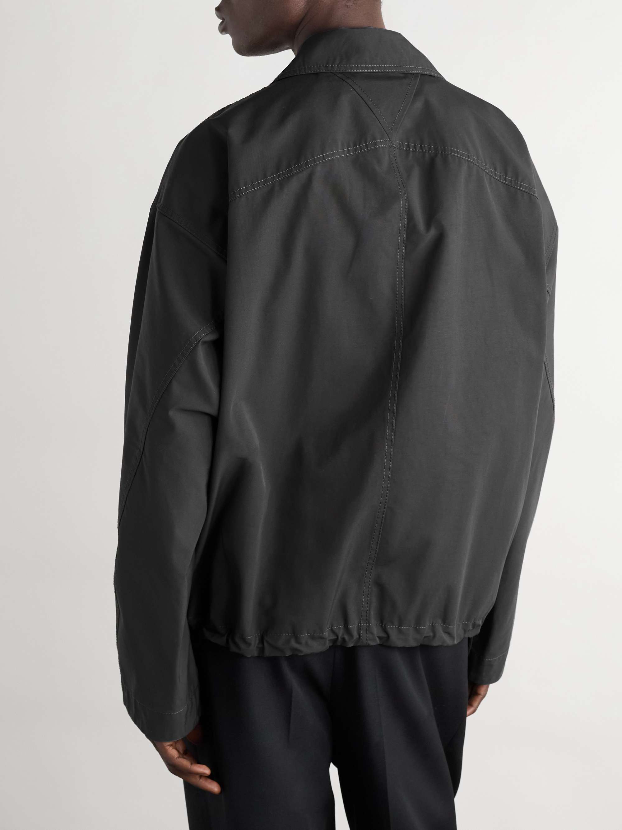 Cotton-Faille Blouson Jacket view