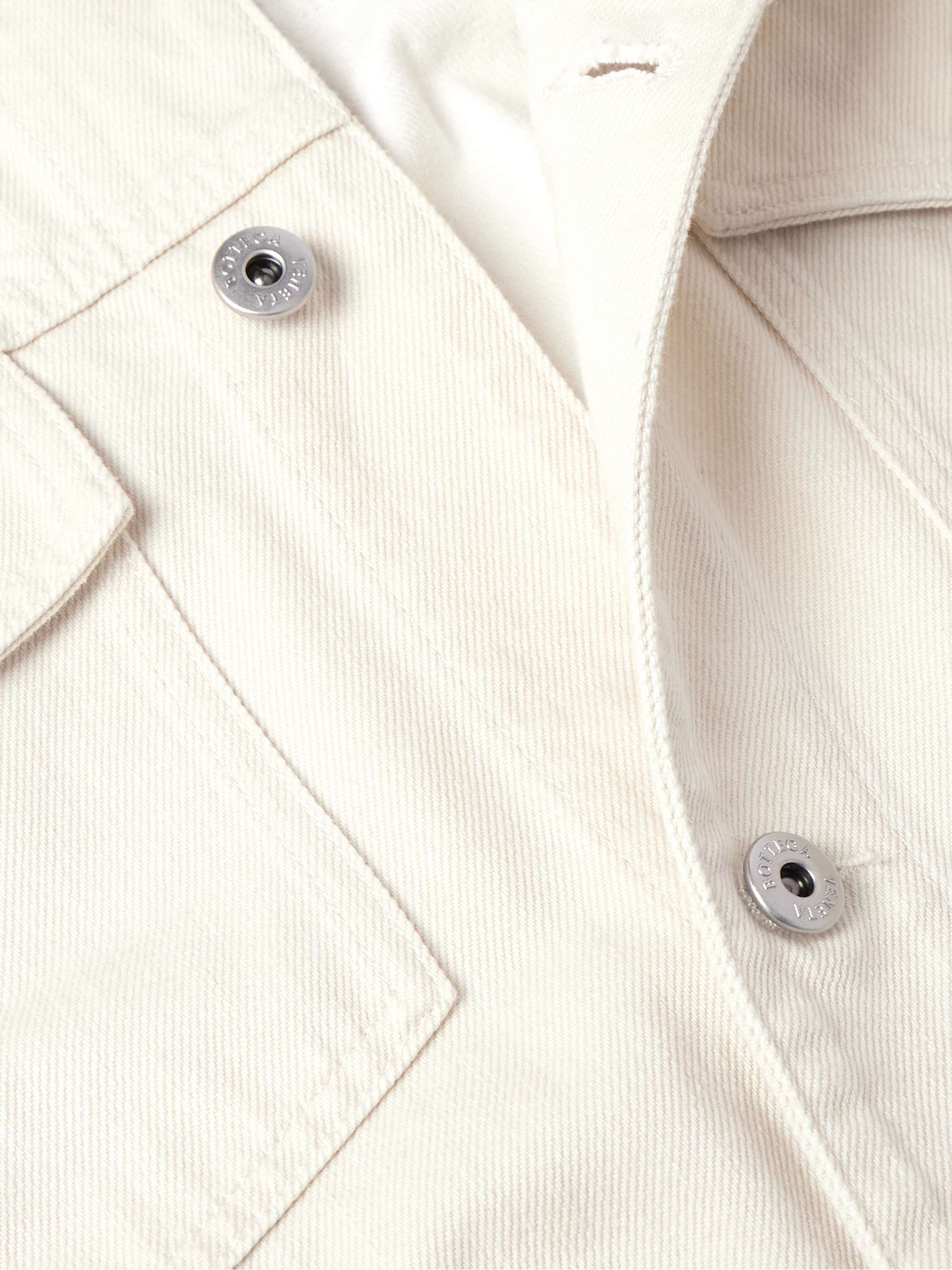 Stone-Washed Denim Jacket view