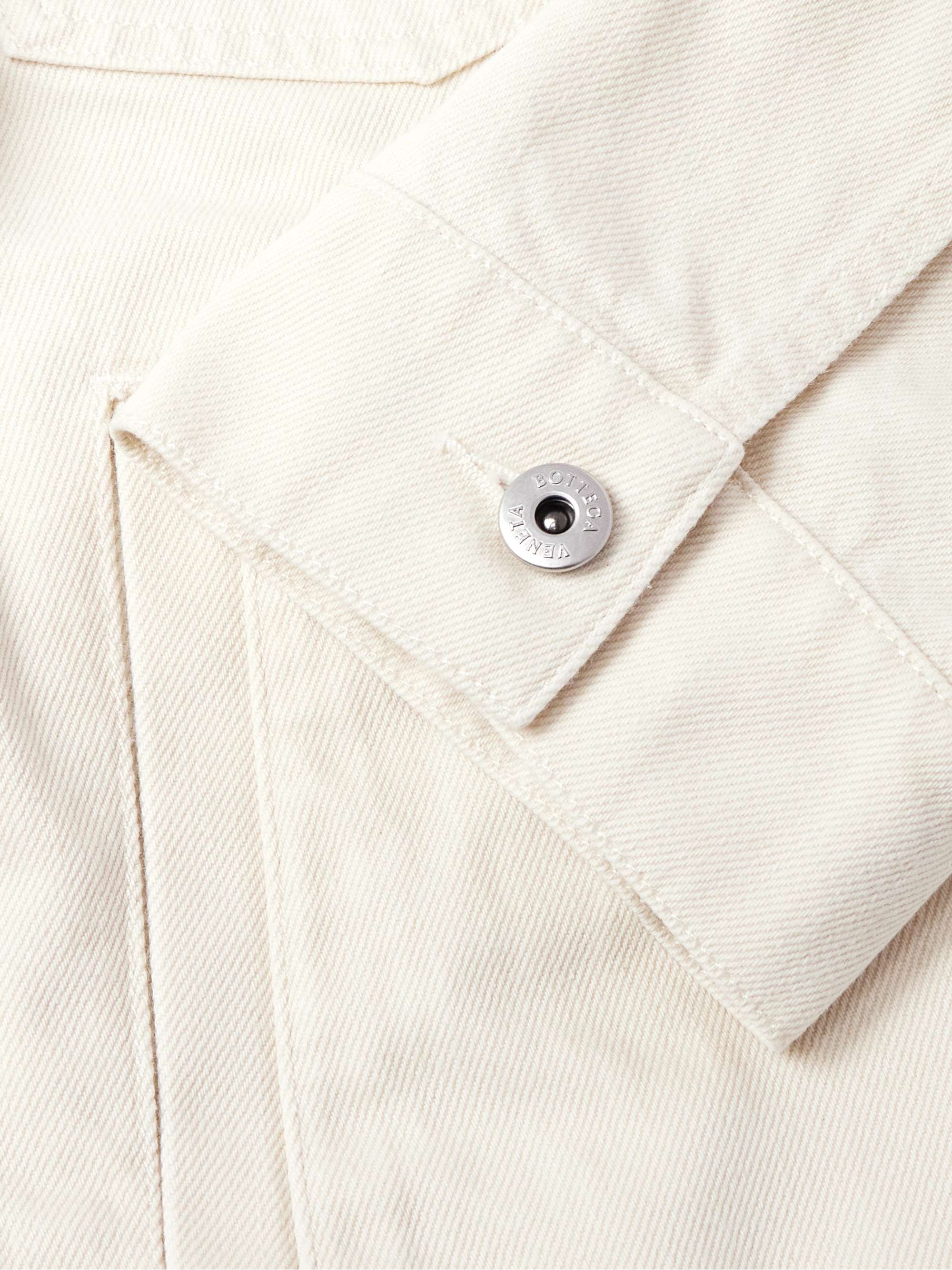 Stone-Washed Denim Jacket view