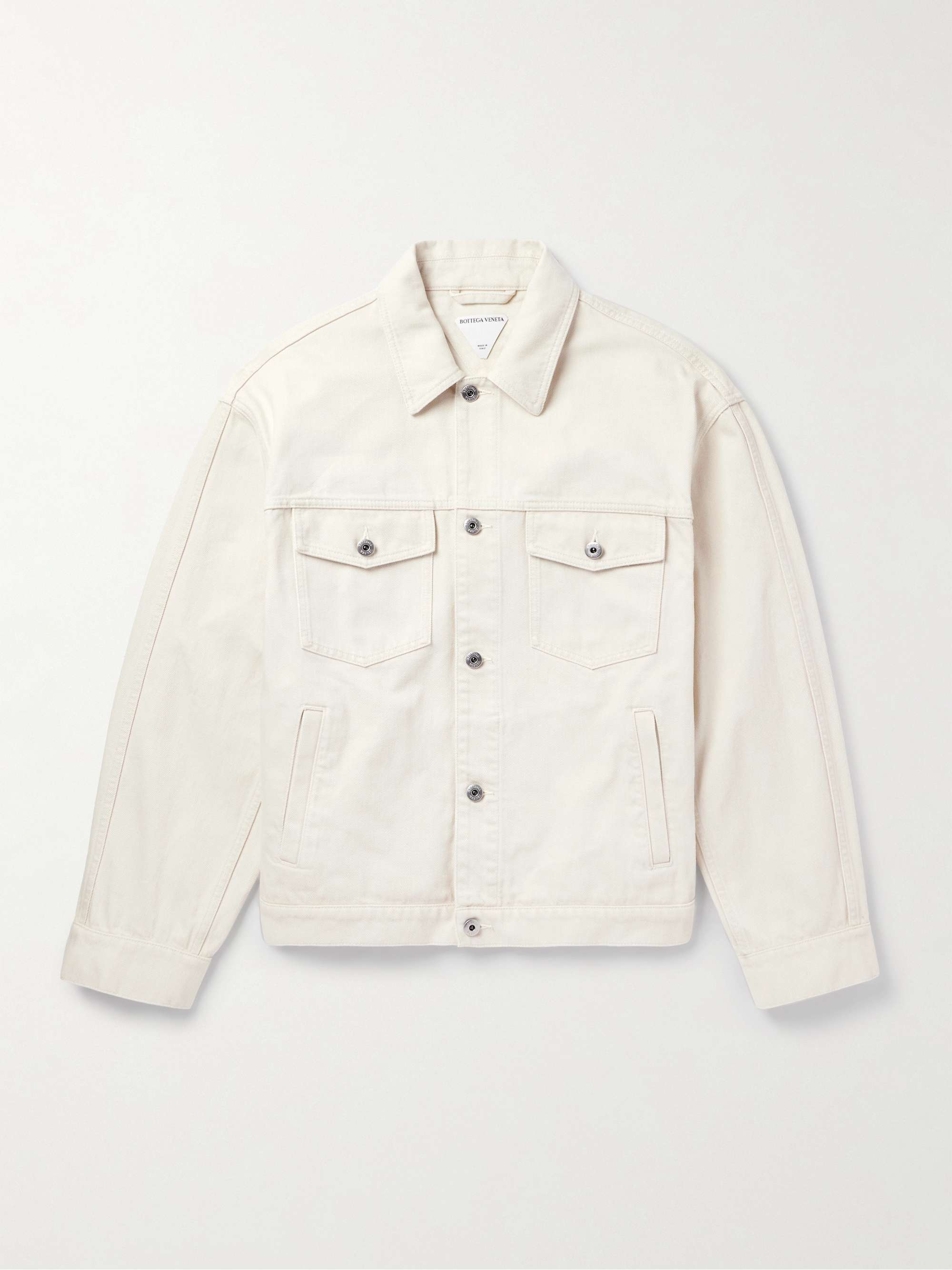 Stone-Washed Denim Jacket view
