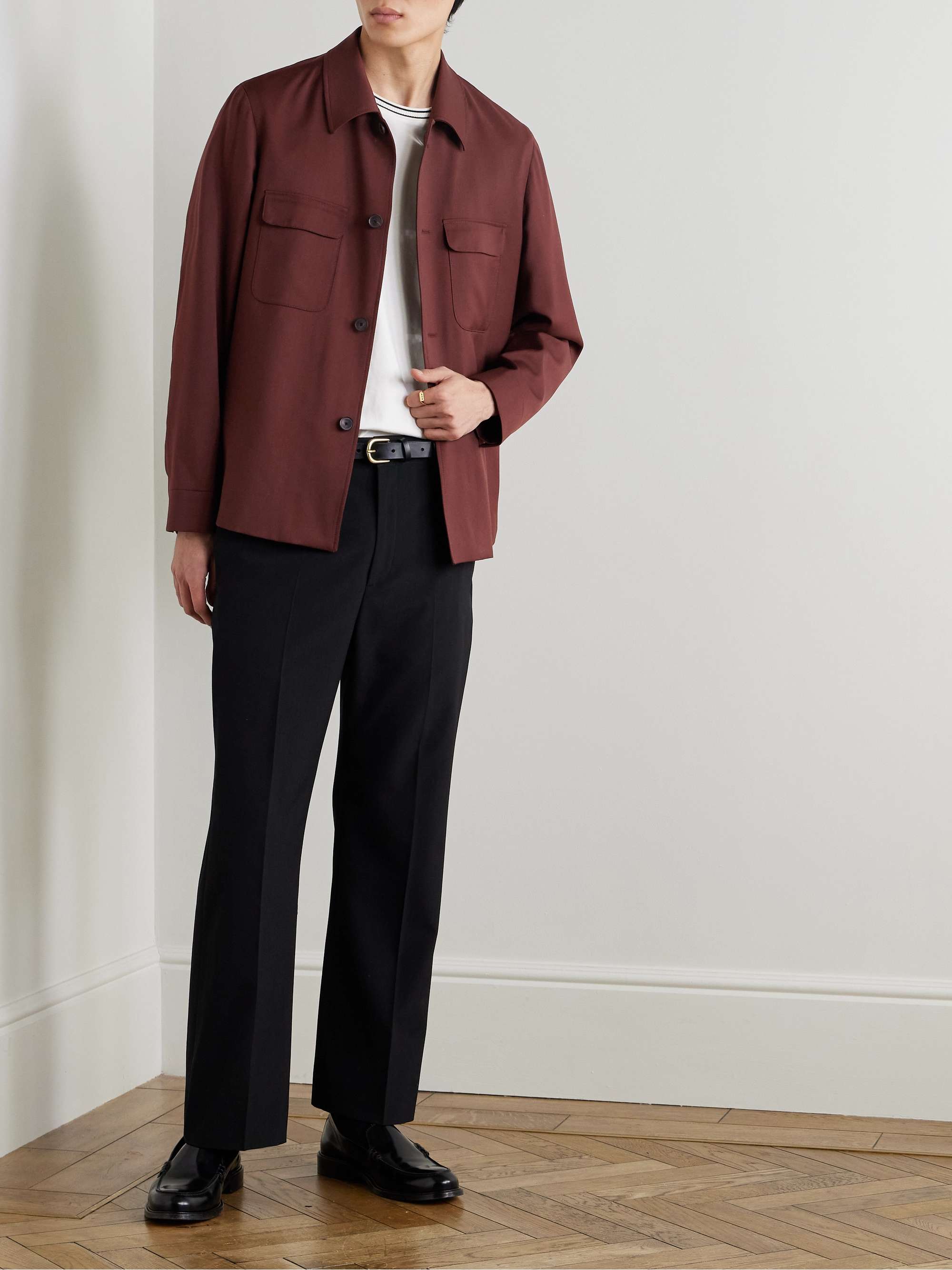 Wool-Twill Overshirt view