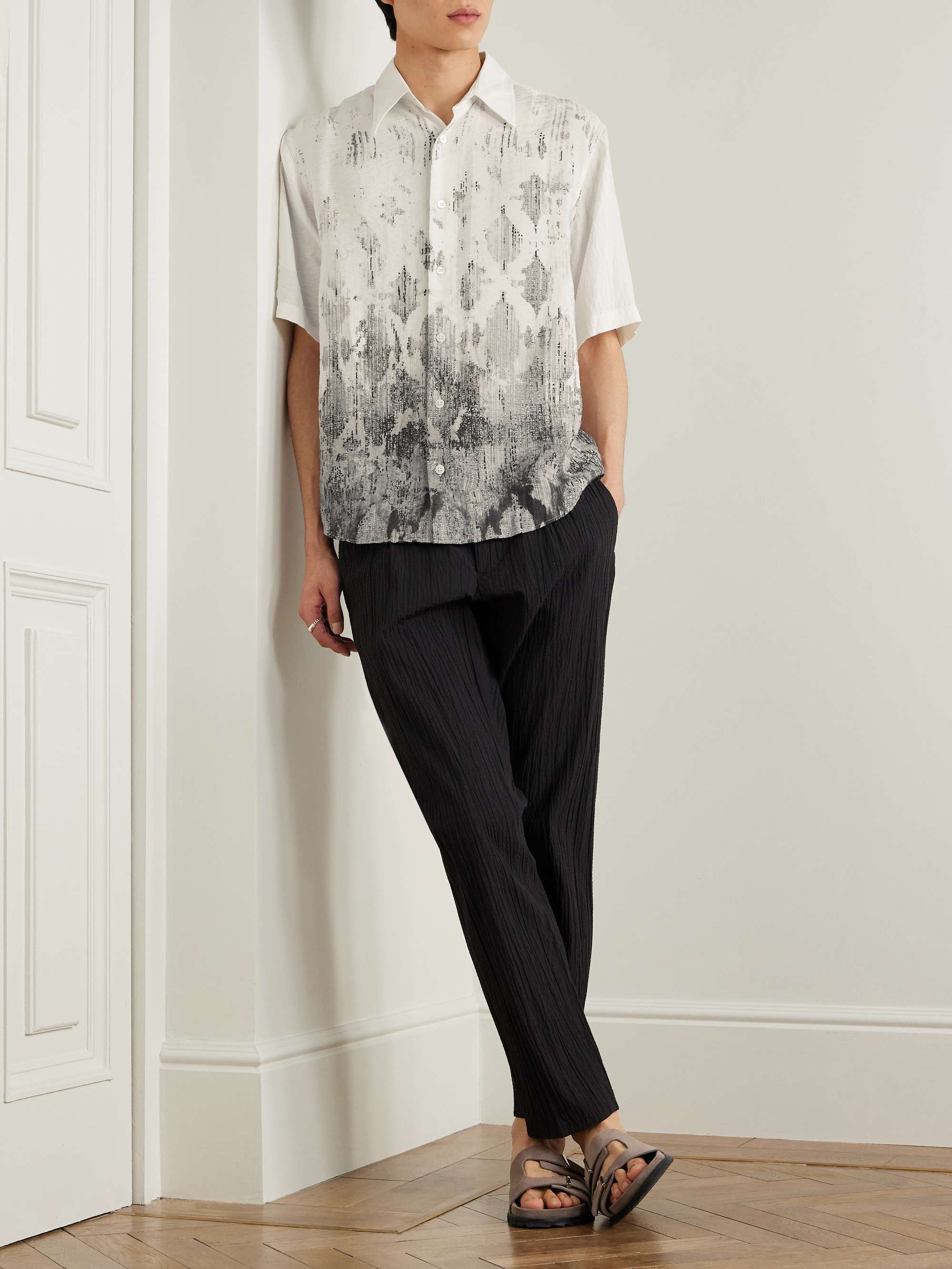 Quinsy 5971 Printed Modal-Blend Shirt view