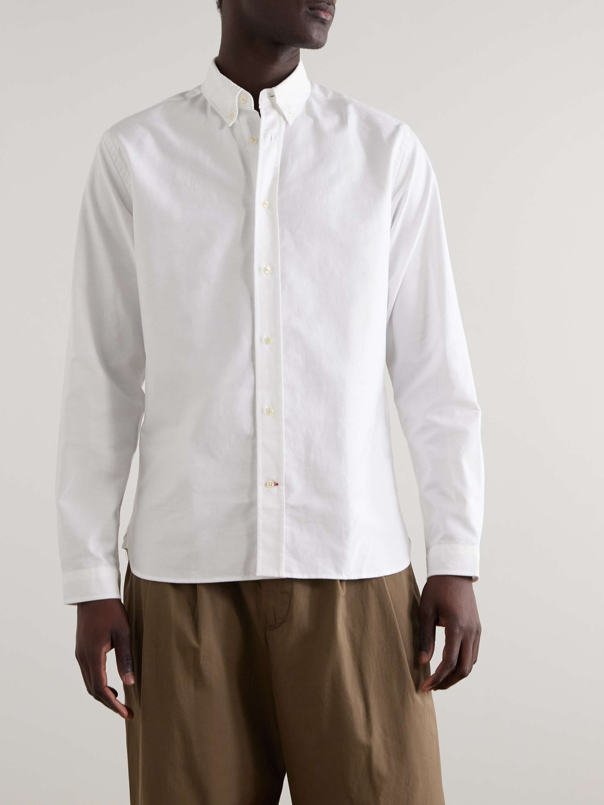 Brook Button-Down Collar Organic Cotton Shirt view