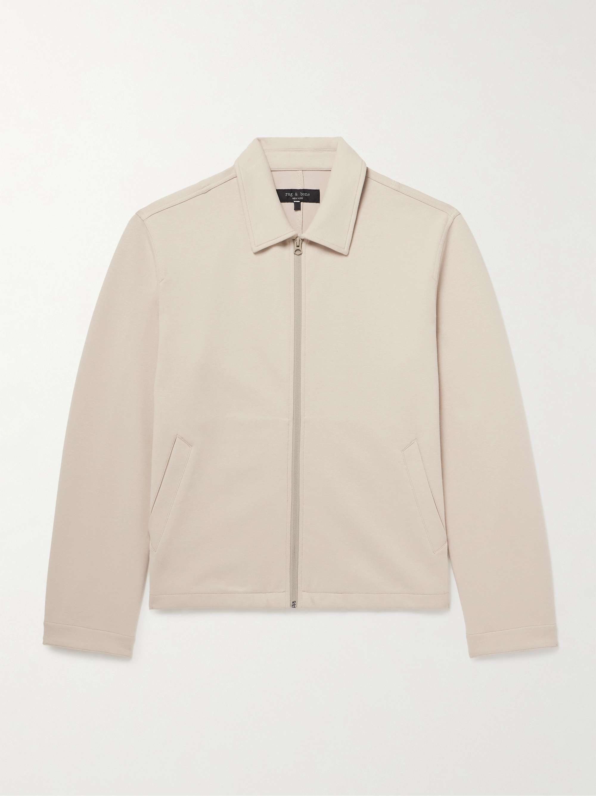 Melrose Cotton-Blend Ponte Track Jacket view
