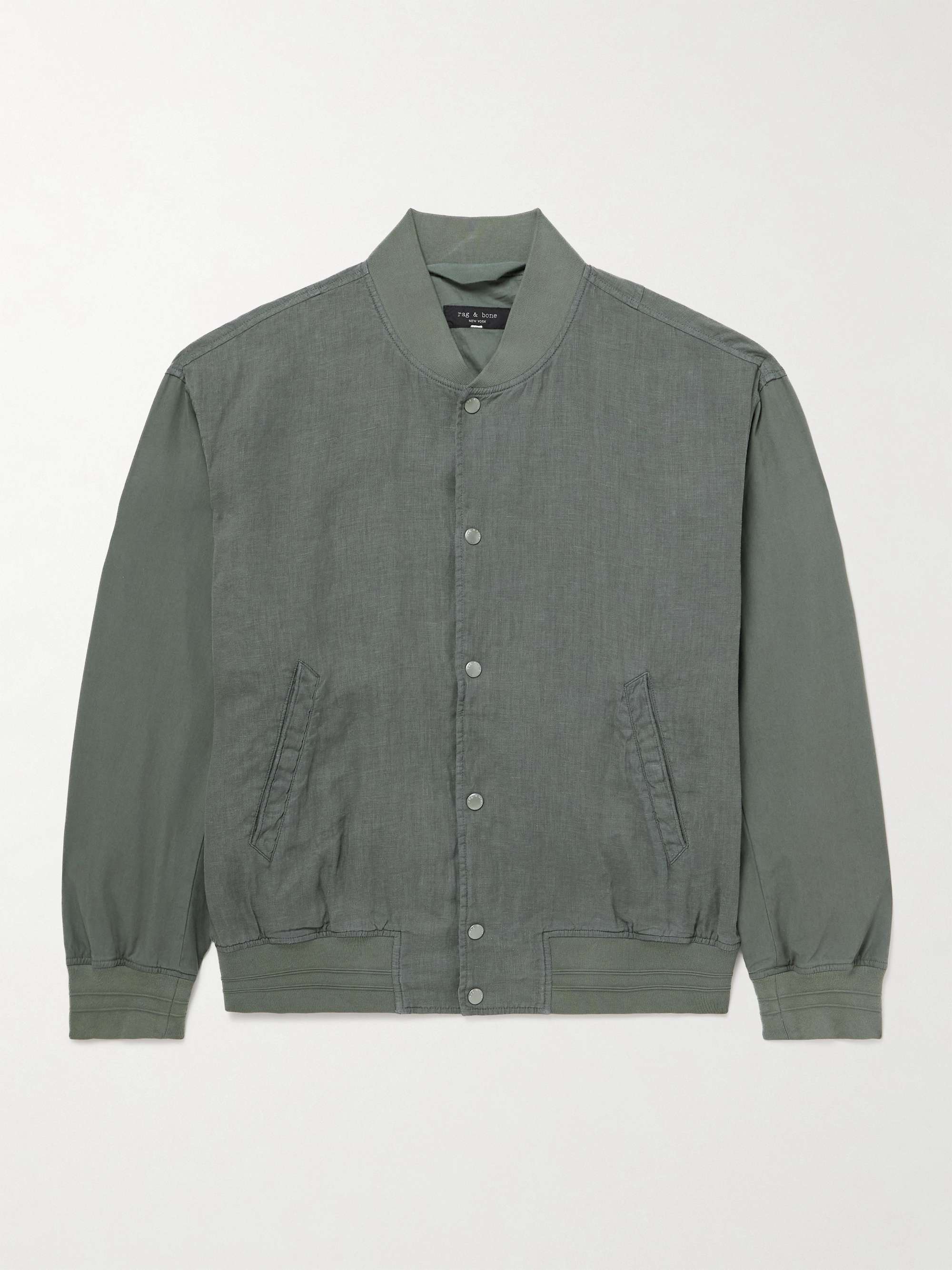 Leo Linen Bomber Jacket view