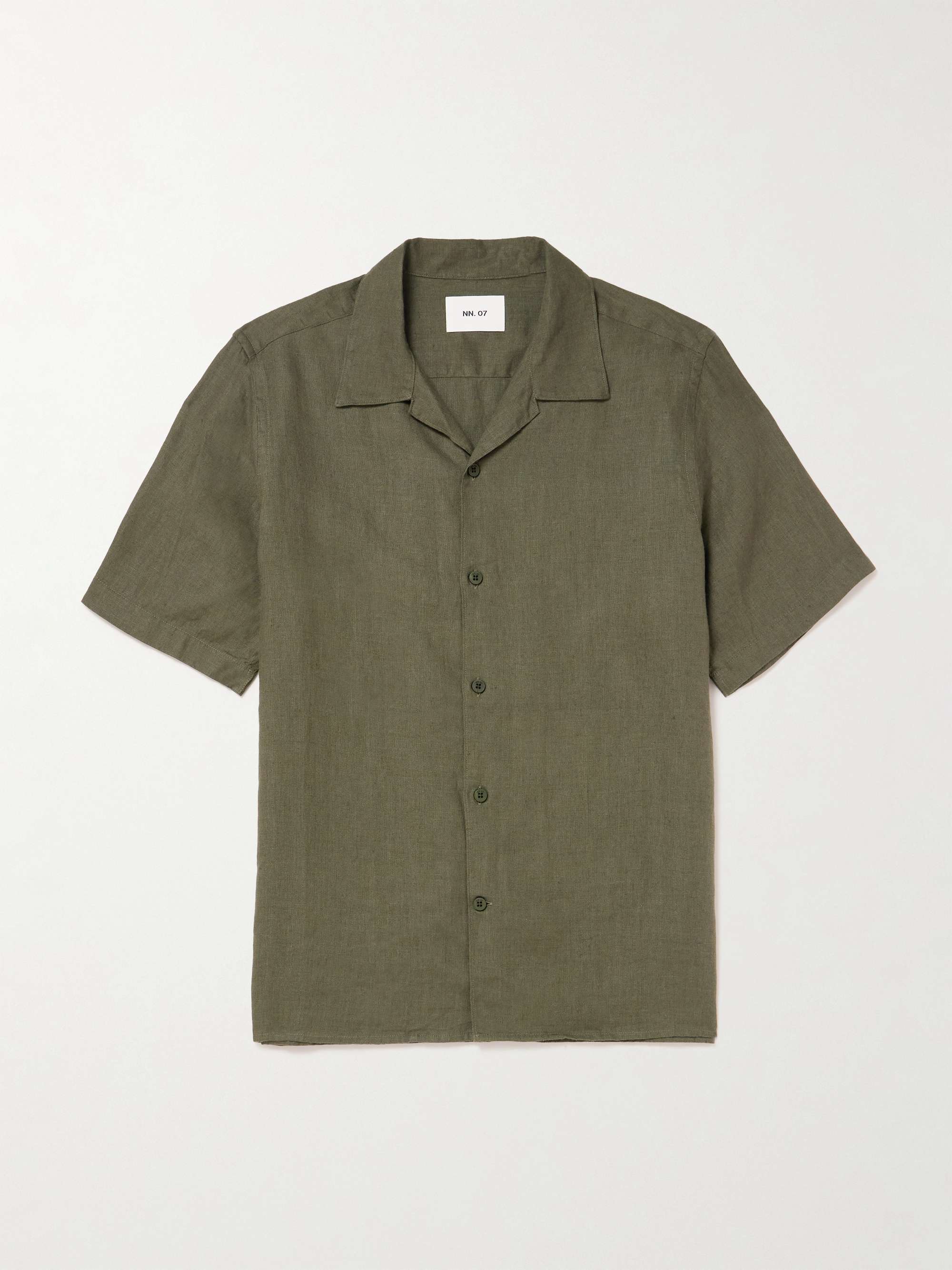 Julio 5708 Camp-Collar Linen Shirt view