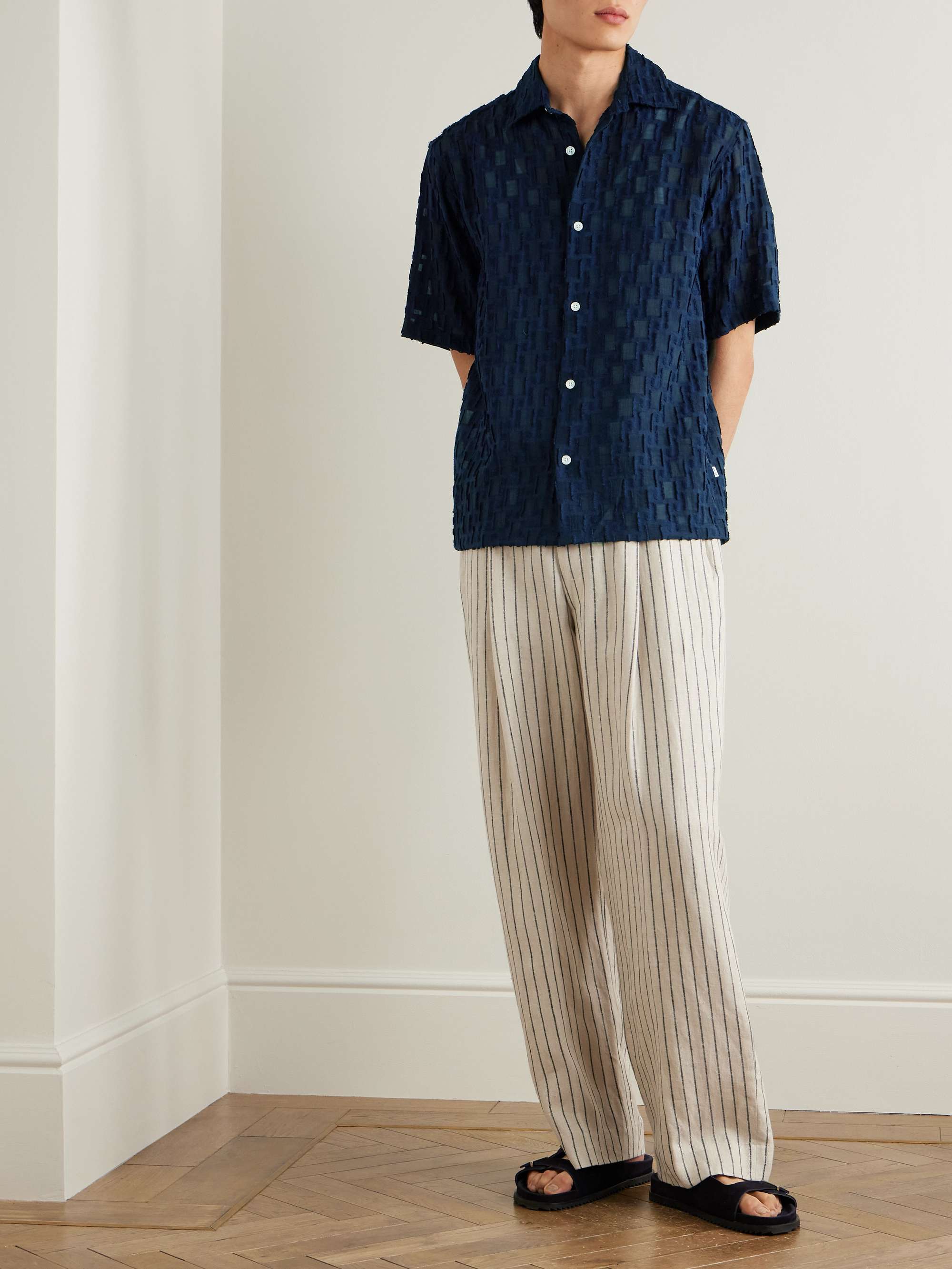 Freddy 5025 ECOVERO™-Blend Jacquard Shirt view