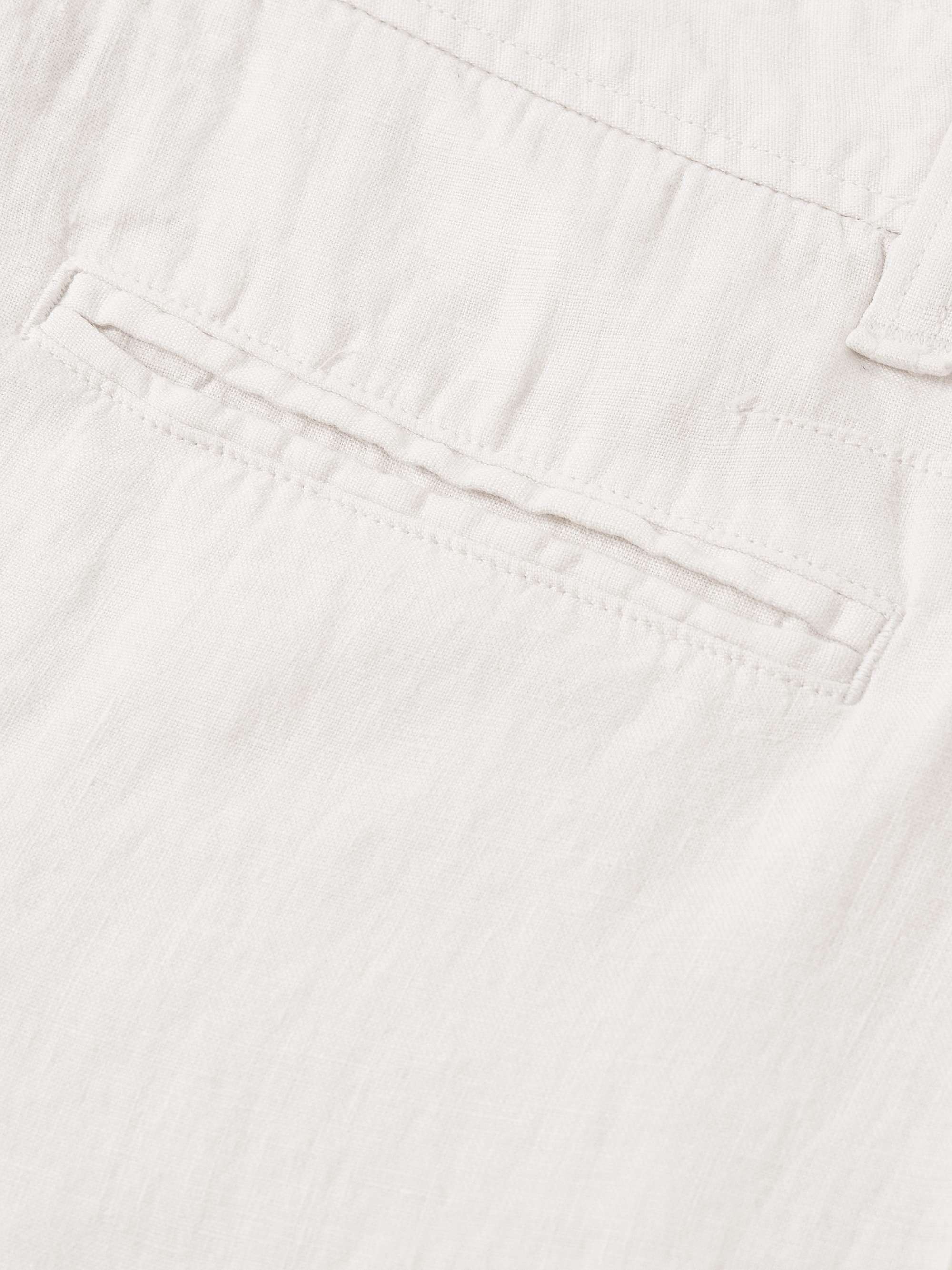 Haydon Straight-Leg Linen Shorts view