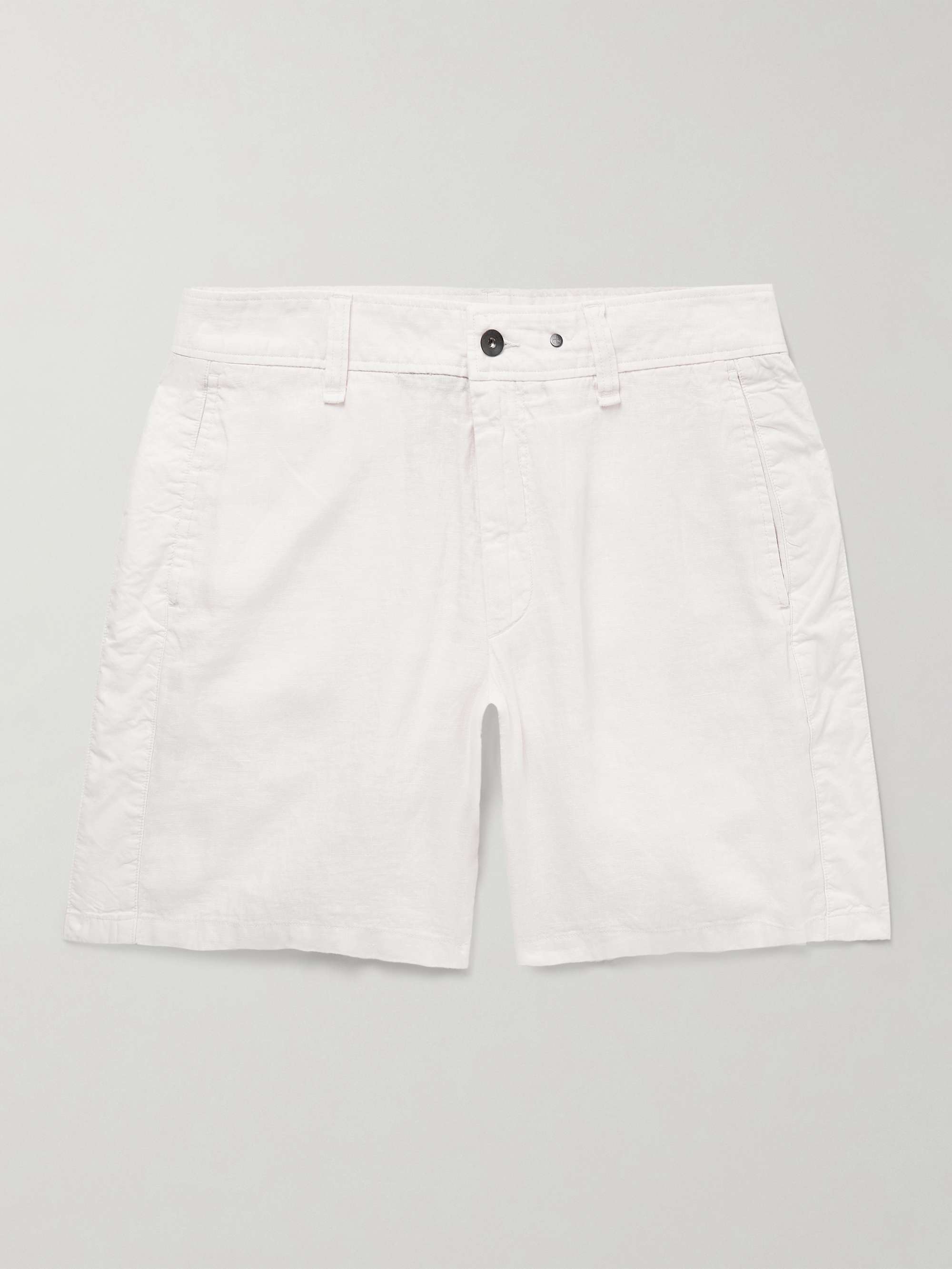 Haydon Straight-Leg Linen Shorts view