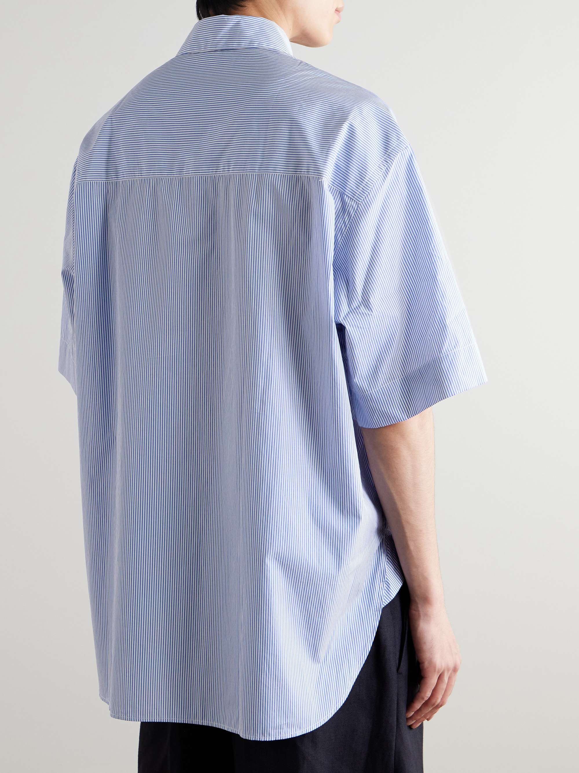 Sorono Striped Cotton-Poplin Shirt view